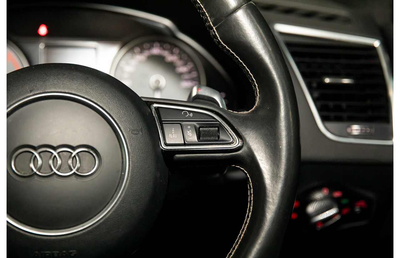 6/2014 Audi SQ5 3.0 TDI Quattro 8R MY14 5d Wagon Monsoon Grey Metallic Twin Turbo Diesel V6 3.0L