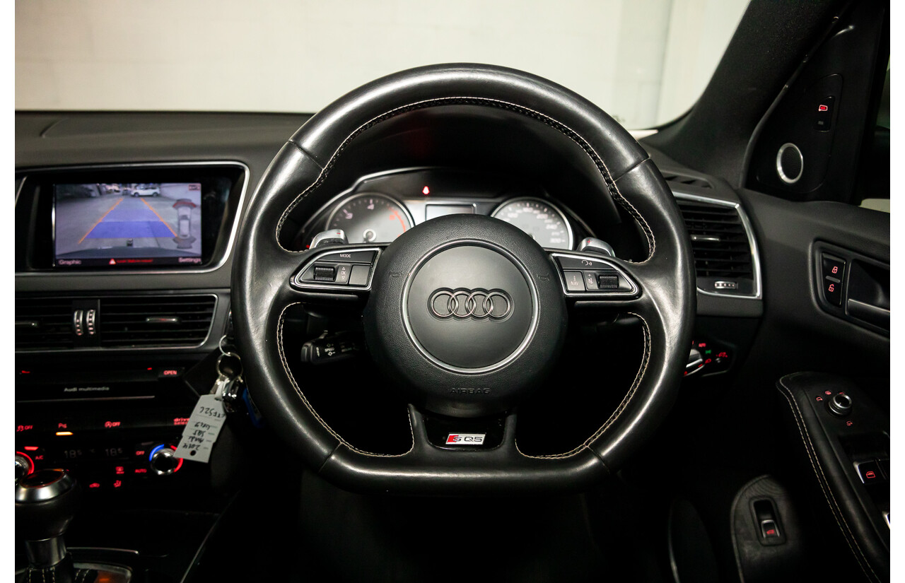 6/2014 Audi SQ5 3.0 TDI Quattro 8R MY14 5d Wagon Monsoon Grey Metallic Twin Turbo Diesel V6 3.0L