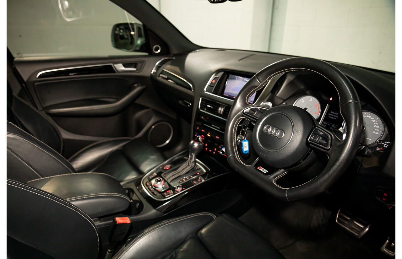 6/2014 Audi SQ5 3.0 TDI Quattro 8R MY14 5d Wagon Monsoon Grey Metallic Twin Turbo Diesel V6 3.0L