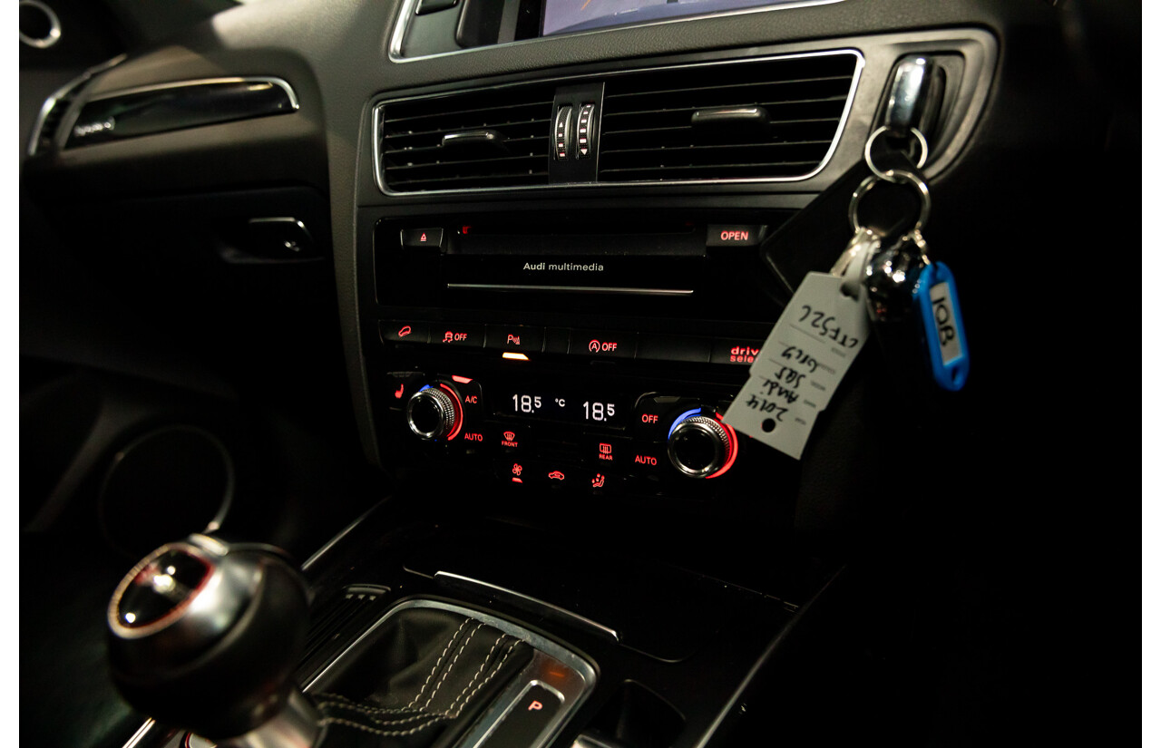 6/2014 Audi SQ5 3.0 TDI Quattro 8R MY14 5d Wagon Monsoon Grey Metallic Twin Turbo Diesel V6 3.0L