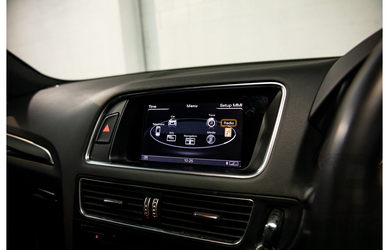 6/2014 Audi SQ5 3.0 TDI Quattro 8R MY14 5d Wagon Monsoon Grey Metallic Twin Turbo Diesel V6 3.0L