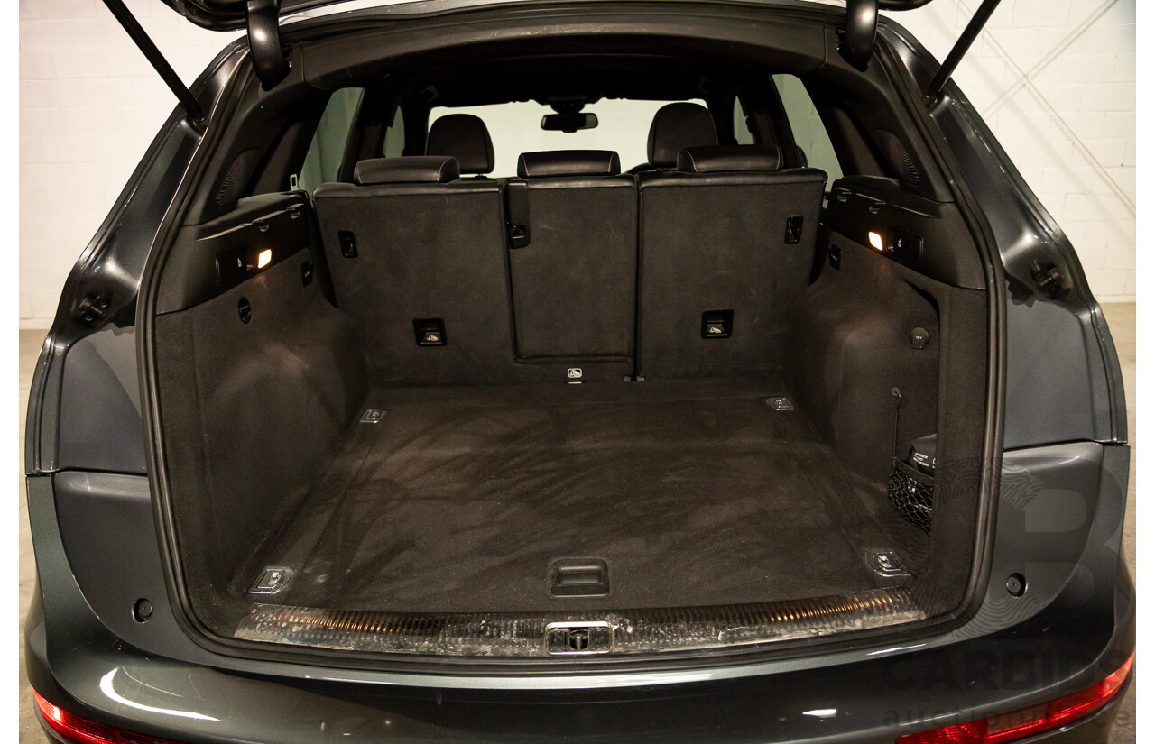 6/2014 Audi SQ5 3.0 TDI Quattro 8R MY14 5d Wagon Monsoon Grey Metallic Twin Turbo Diesel V6 3.0L