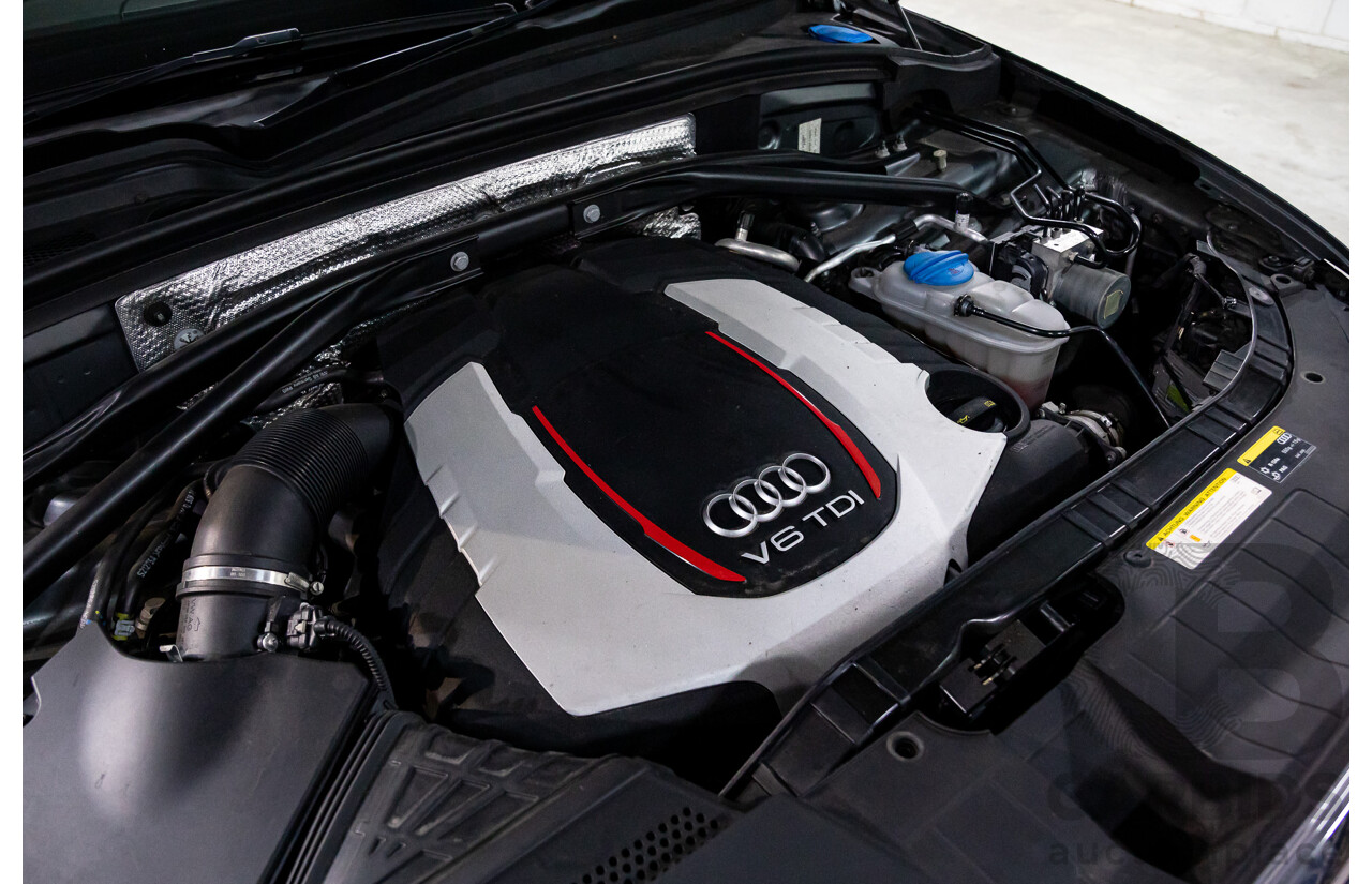 6/2014 Audi SQ5 3.0 TDI Quattro 8R MY14 5d Wagon Monsoon Grey Metallic Twin Turbo Diesel V6 3.0L