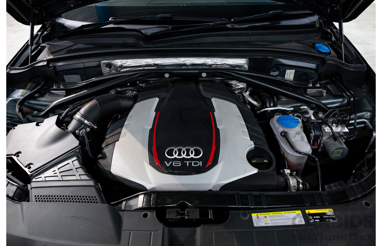 6/2014 Audi SQ5 3.0 TDI Quattro 8R MY14 5d Wagon Monsoon Grey Metallic Twin Turbo Diesel V6 3.0L