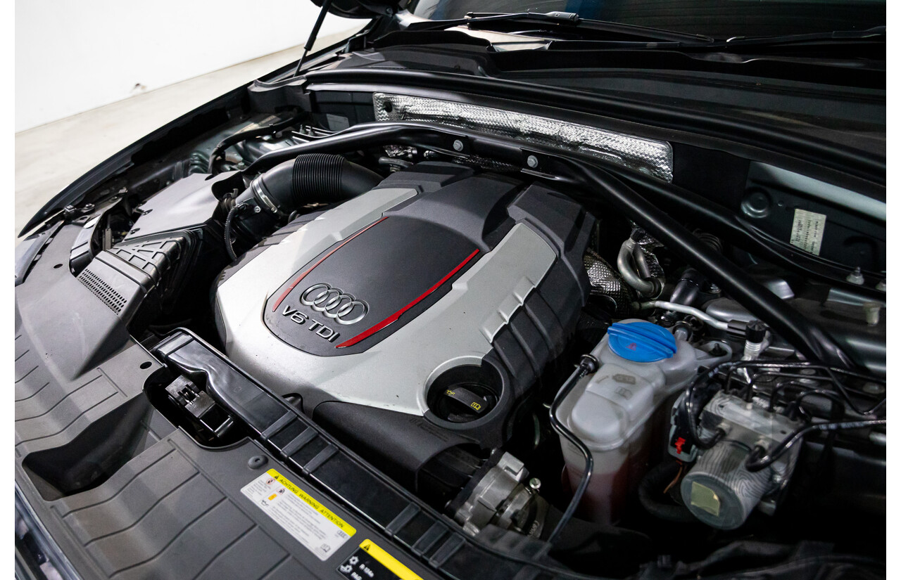 6/2014 Audi SQ5 3.0 TDI Quattro 8R MY14 5d Wagon Monsoon Grey Metallic Twin Turbo Diesel V6 3.0L