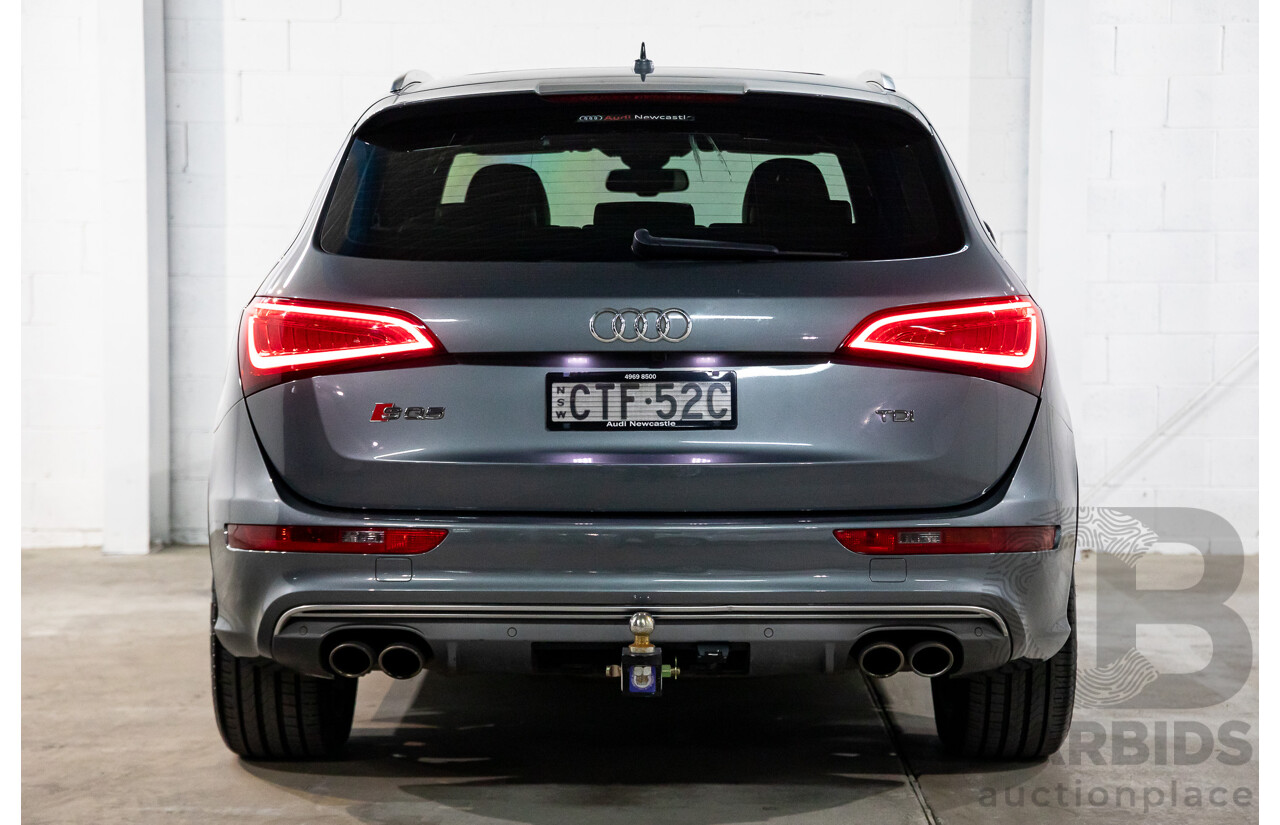 6/2014 Audi SQ5 3.0 TDI Quattro 8R MY14 5d Wagon Monsoon Grey Metallic Twin Turbo Diesel V6 3.0L