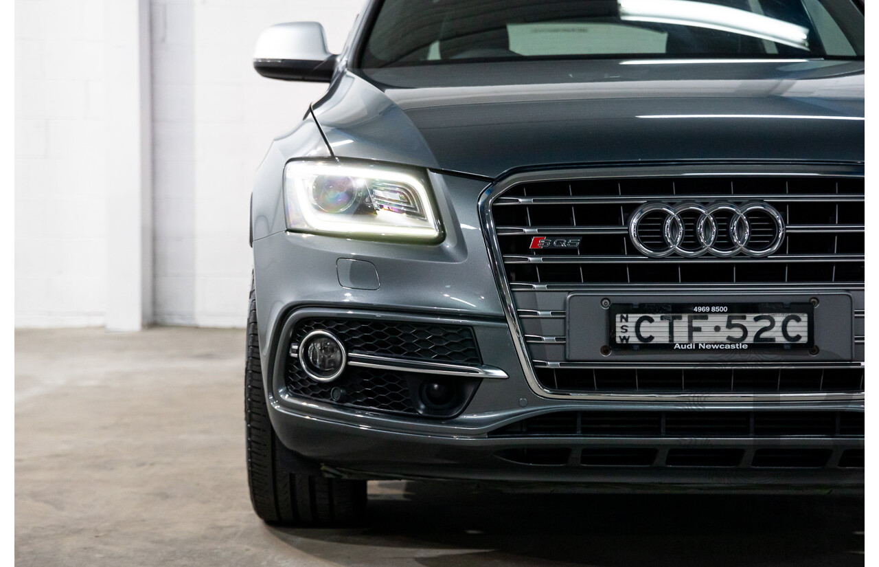 6/2014 Audi SQ5 3.0 TDI Quattro 8R MY14 5d Wagon Monsoon Grey Metallic Twin Turbo Diesel V6 3.0L