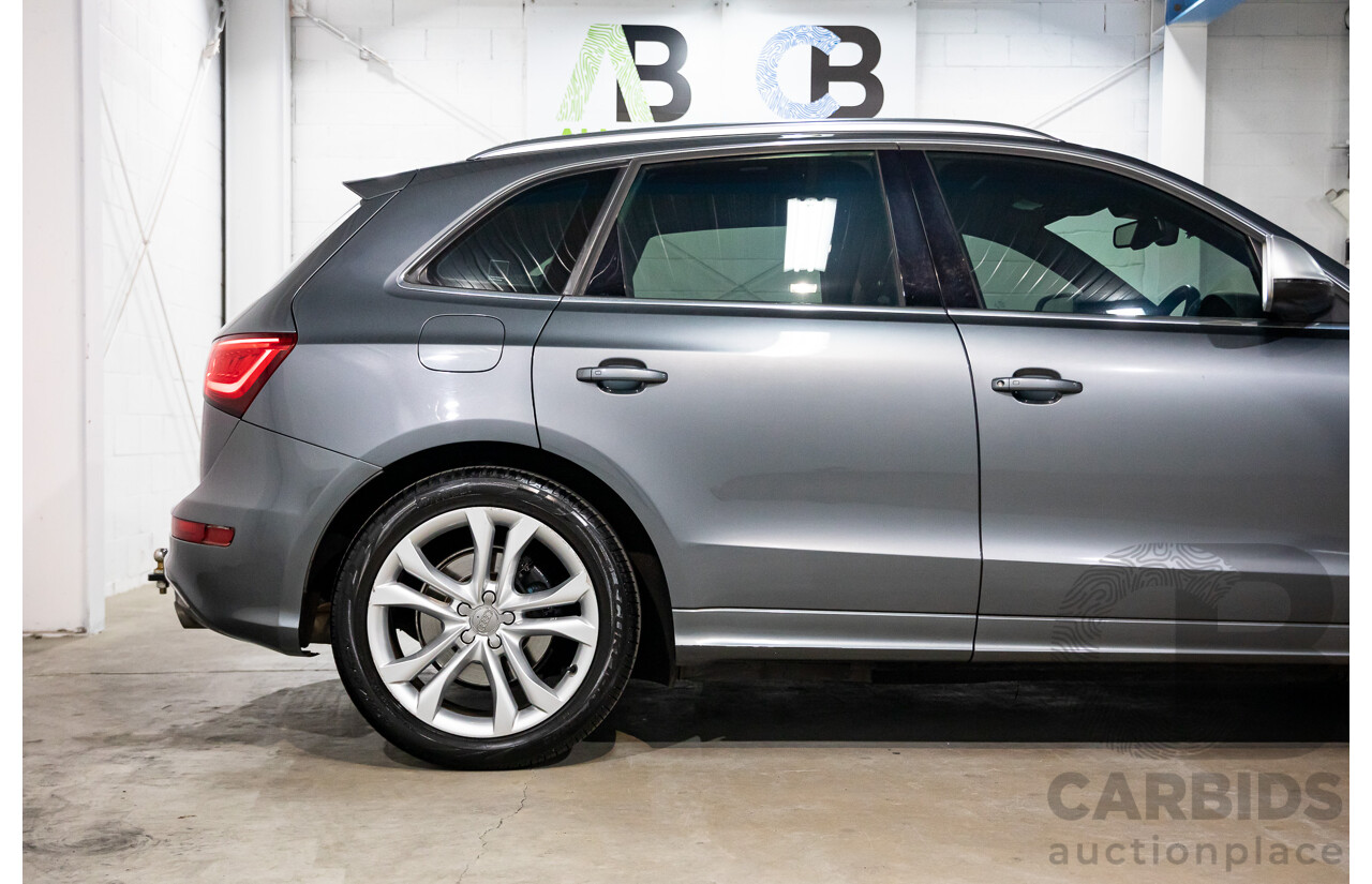 6/2014 Audi SQ5 3.0 TDI Quattro 8R MY14 5d Wagon Monsoon Grey Metallic Twin Turbo Diesel V6 3.0L
