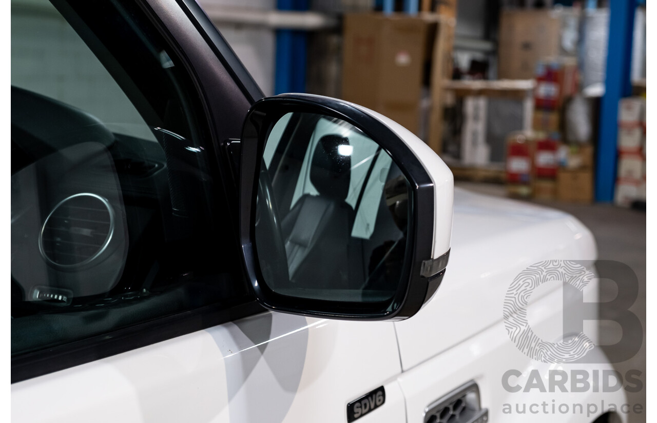 8/2016 Land Rover Discovery SDV6 HSE (4x4) LC MY16.5 4d Wagon Fuji White Twin Turbo Diesel V6 3.0L