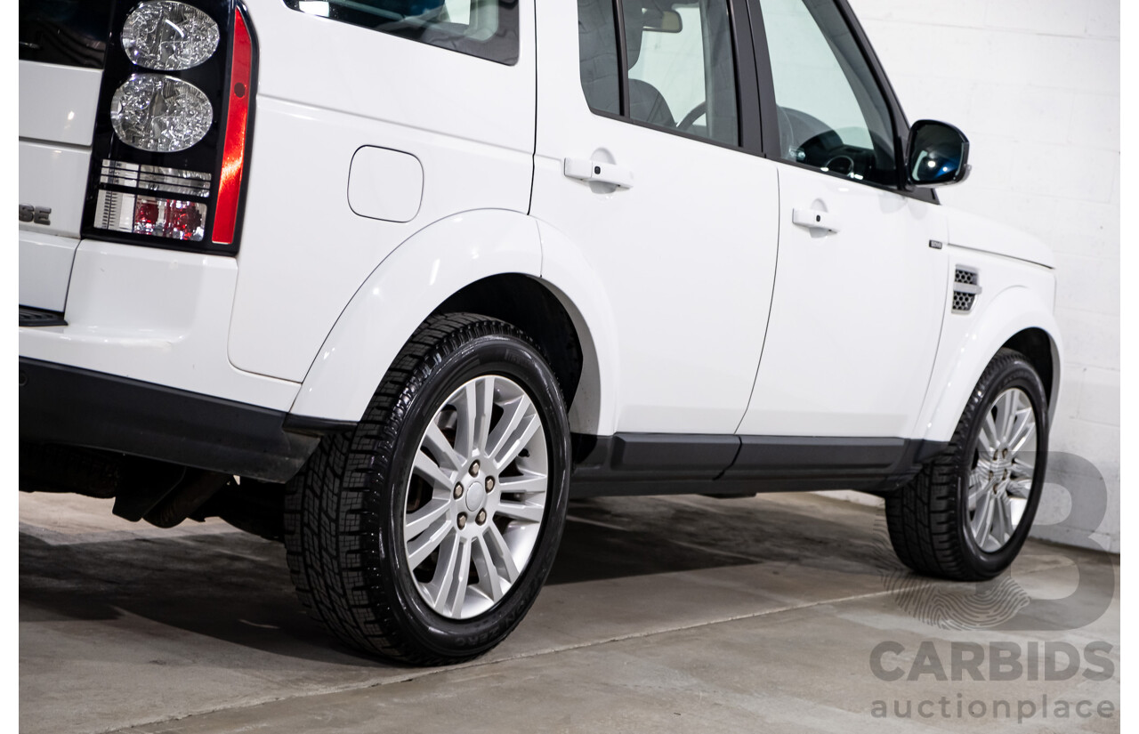 8/2016 Land Rover Discovery SDV6 HSE (4x4) LC MY16.5 4d Wagon Fuji White Twin Turbo Diesel V6 3.0L