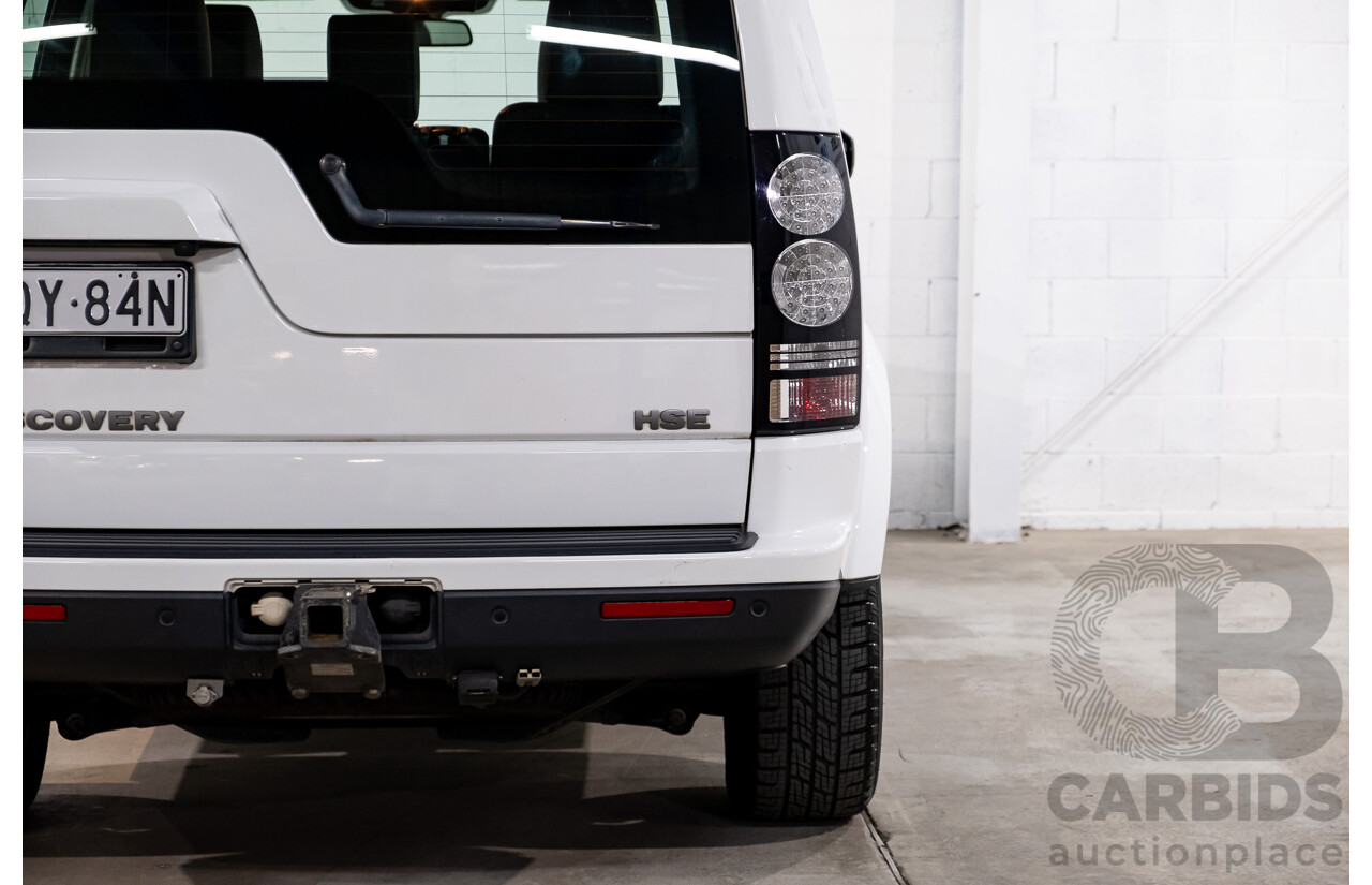 8/2016 Land Rover Discovery SDV6 HSE (4x4) LC MY16.5 4d Wagon Fuji White Twin Turbo Diesel V6 3.0L