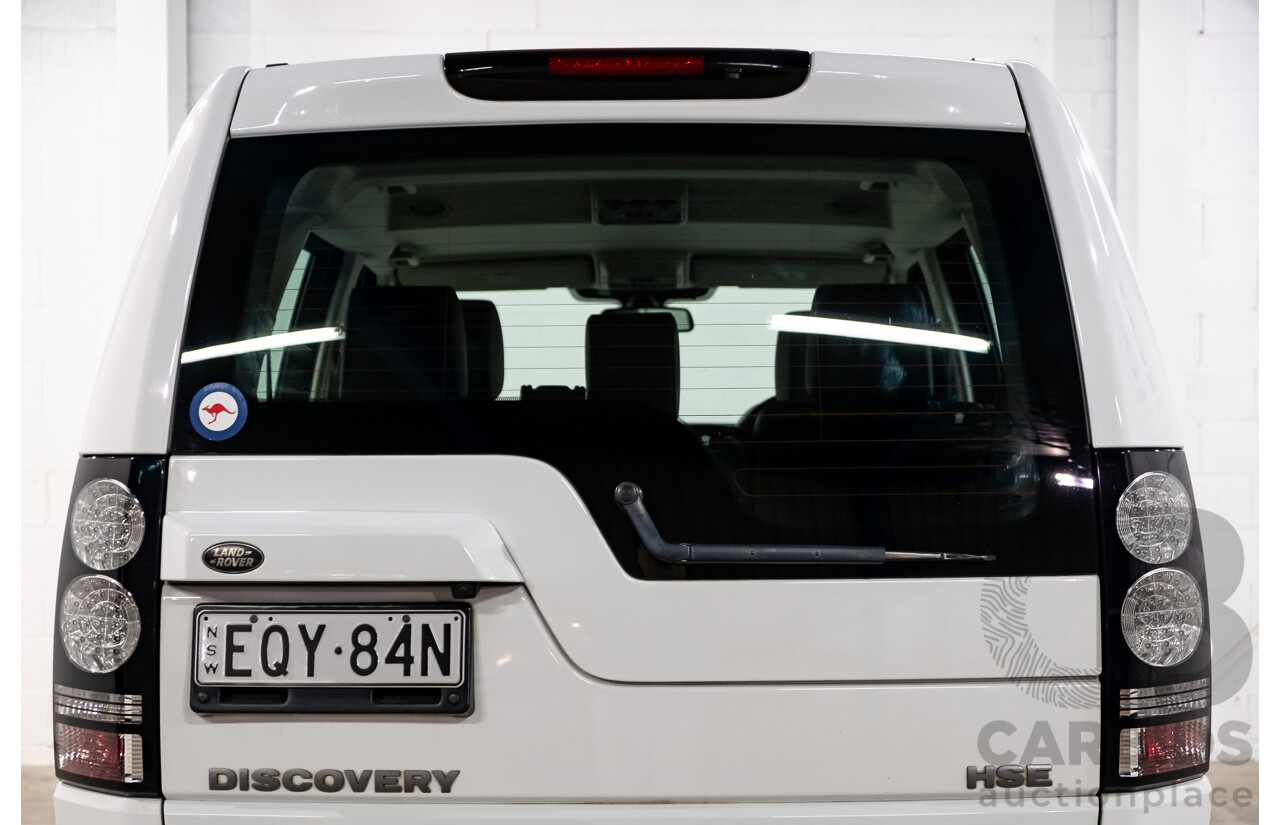 8/2016 Land Rover Discovery SDV6 HSE (4x4) LC MY16.5 4d Wagon Fuji White Twin Turbo Diesel V6 3.0L