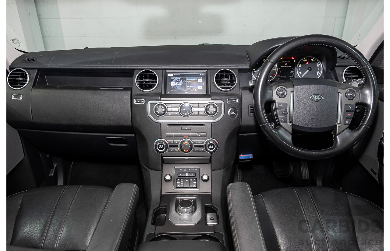 8/2016 Land Rover Discovery SDV6 HSE (4x4) LC MY16.5 4d Wagon Fuji White Twin Turbo Diesel V6 3.0L