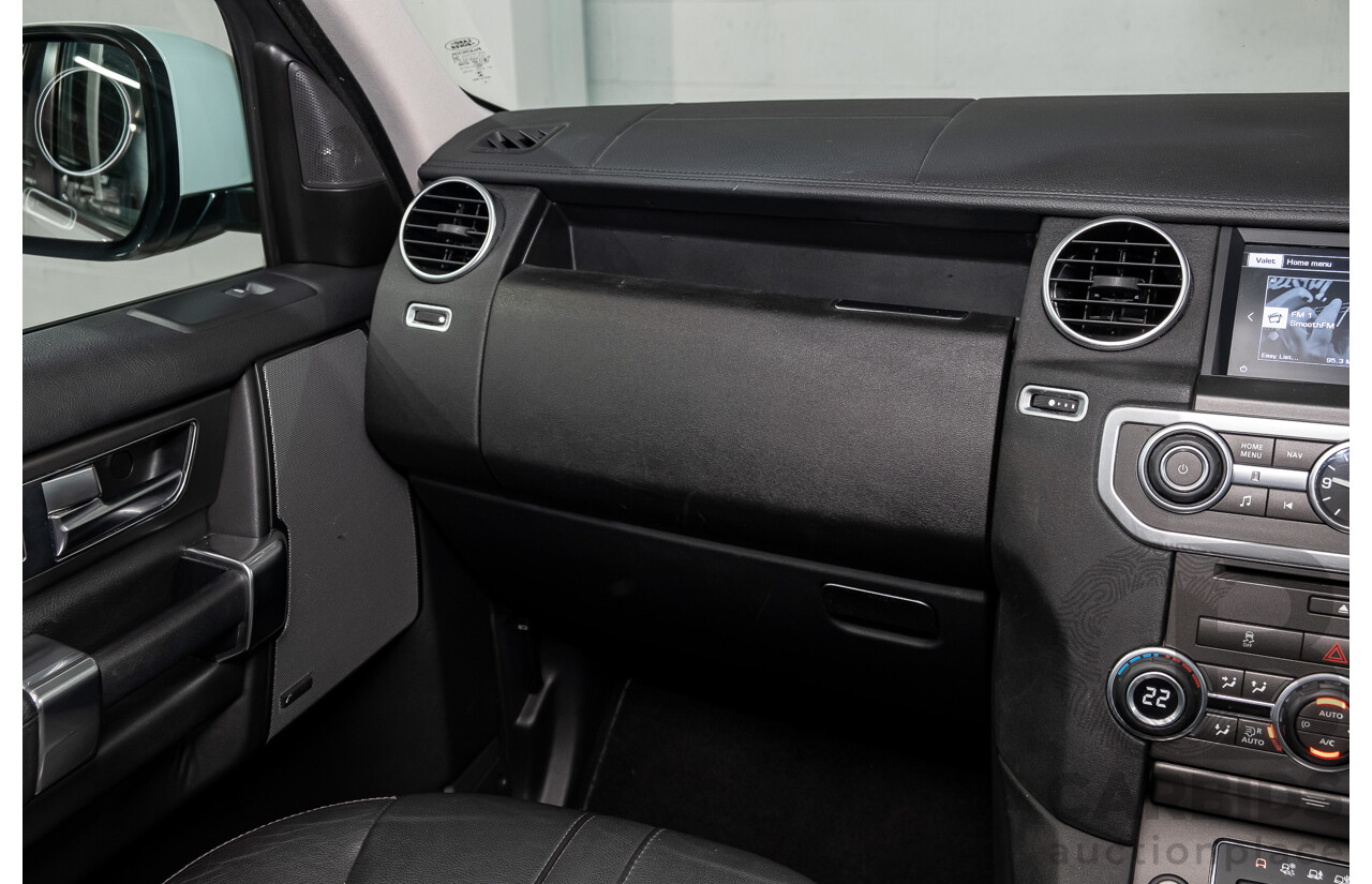 8/2016 Land Rover Discovery SDV6 HSE (4x4) LC MY16.5 4d Wagon Fuji White Twin Turbo Diesel V6 3.0L