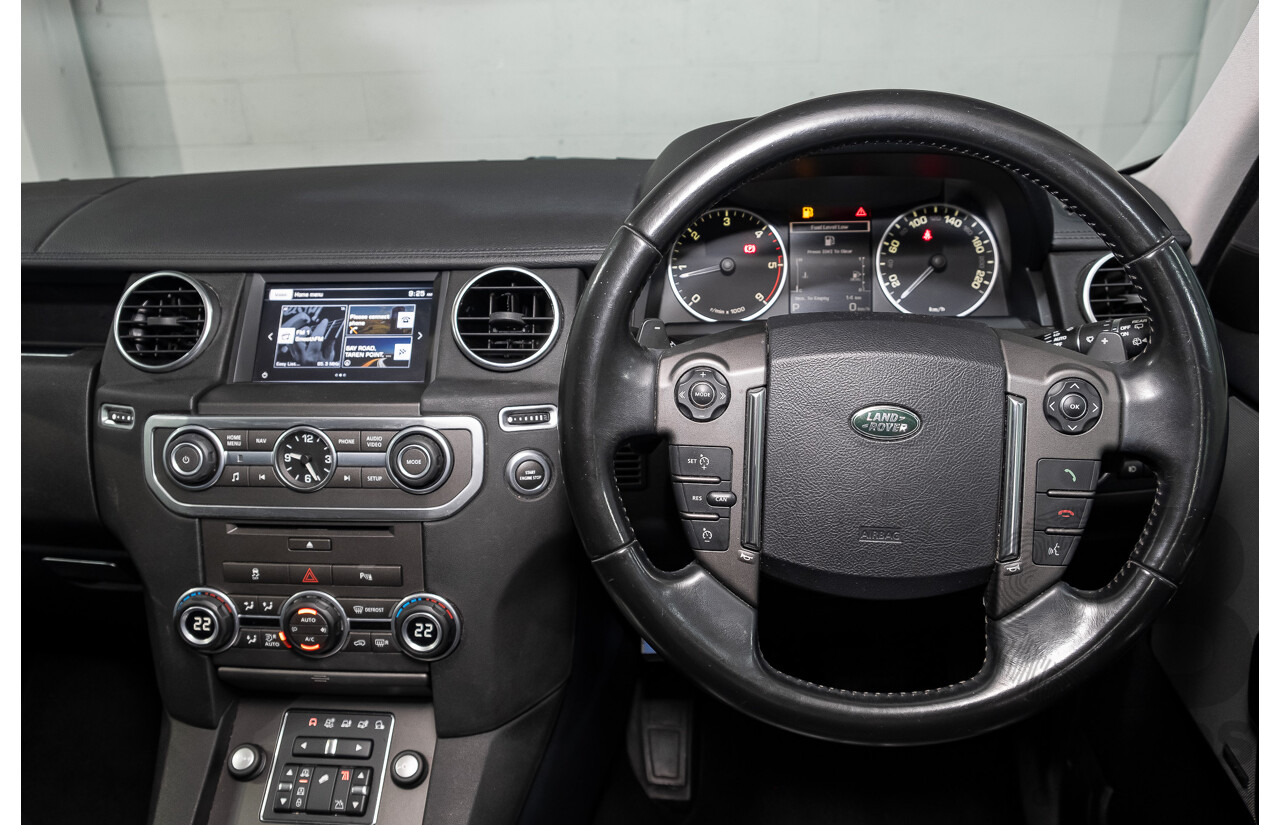 8/2016 Land Rover Discovery SDV6 HSE (4x4) LC MY16.5 4d Wagon Fuji White Twin Turbo Diesel V6 3.0L