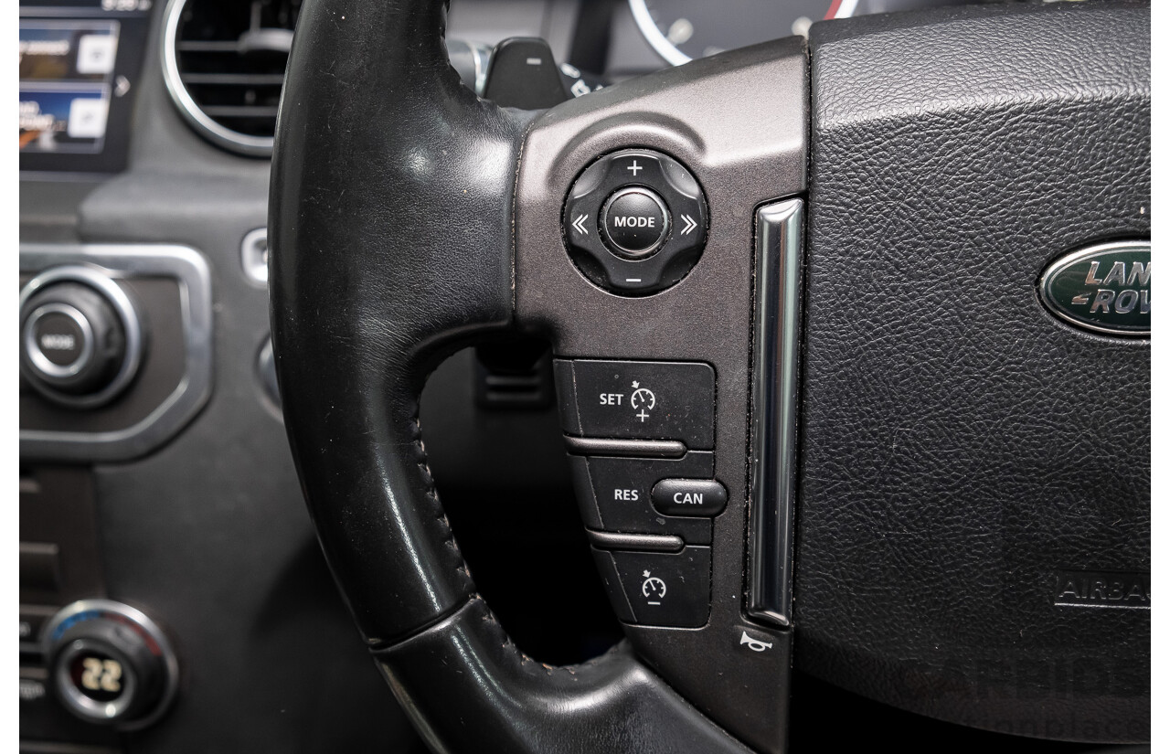 8/2016 Land Rover Discovery SDV6 HSE (4x4) LC MY16.5 4d Wagon Fuji White Twin Turbo Diesel V6 3.0L