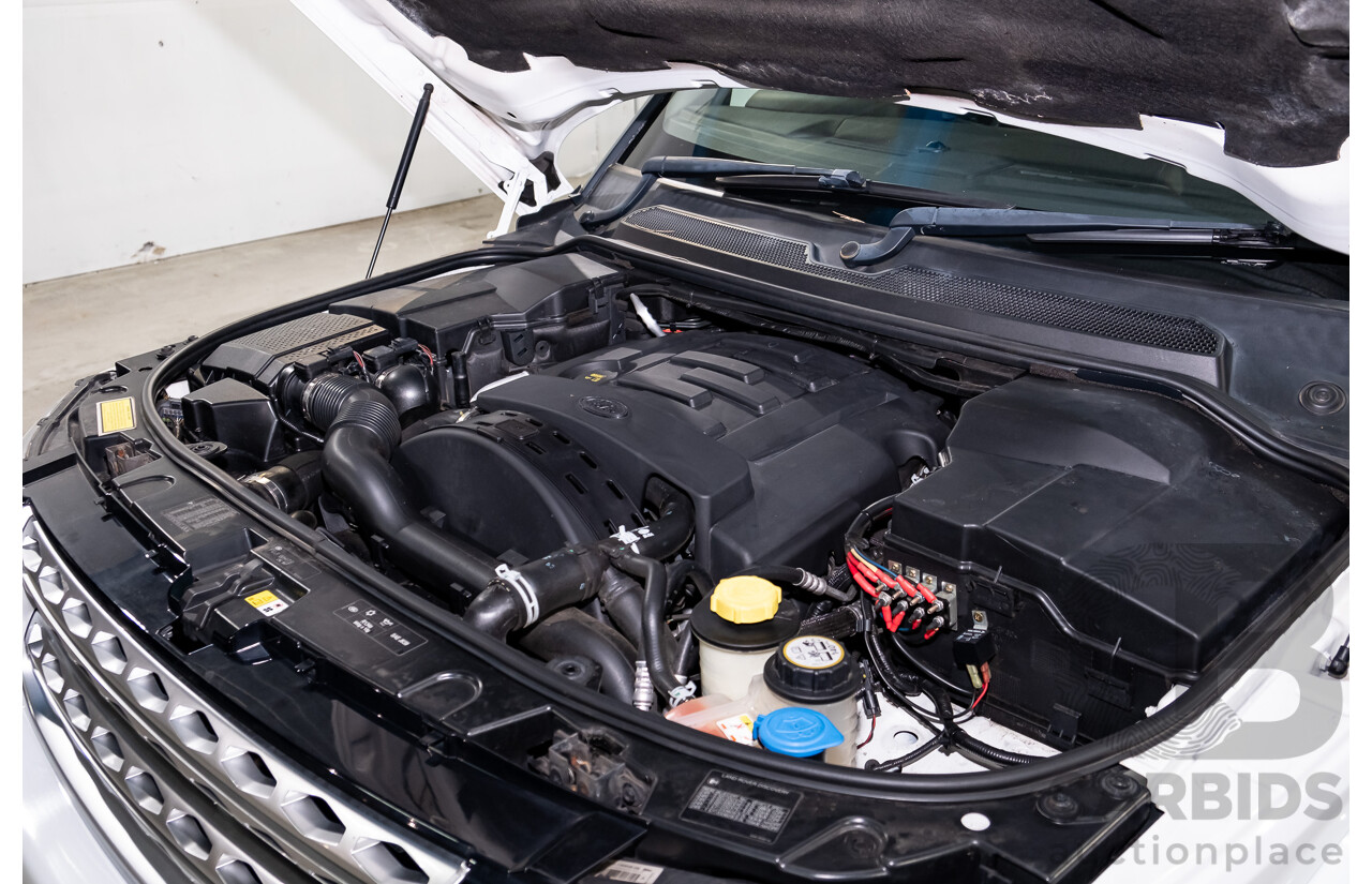 8/2016 Land Rover Discovery SDV6 HSE (4x4) LC MY16.5 4d Wagon Fuji White Twin Turbo Diesel V6 3.0L