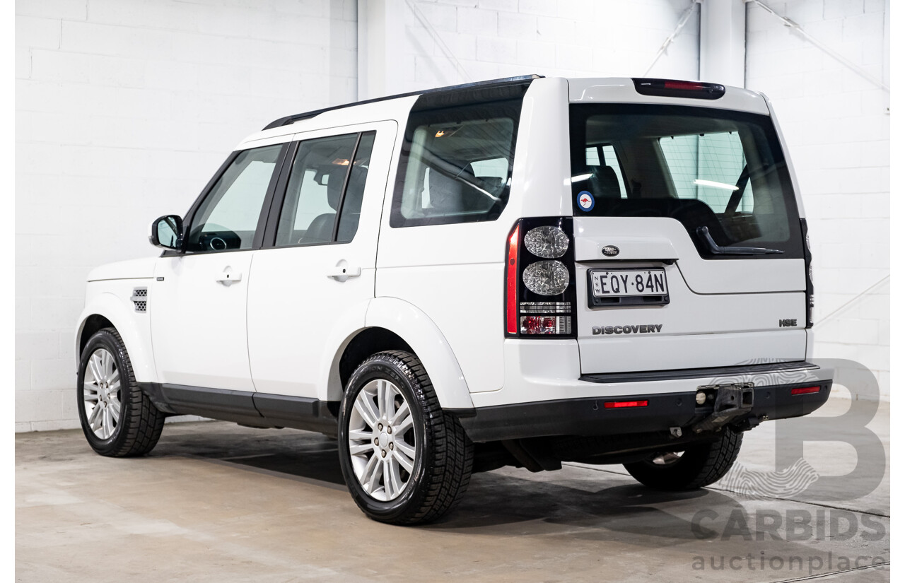 8/2016 Land Rover Discovery SDV6 HSE (4x4) LC MY16.5 4d Wagon Fuji White Twin Turbo Diesel V6 3.0L