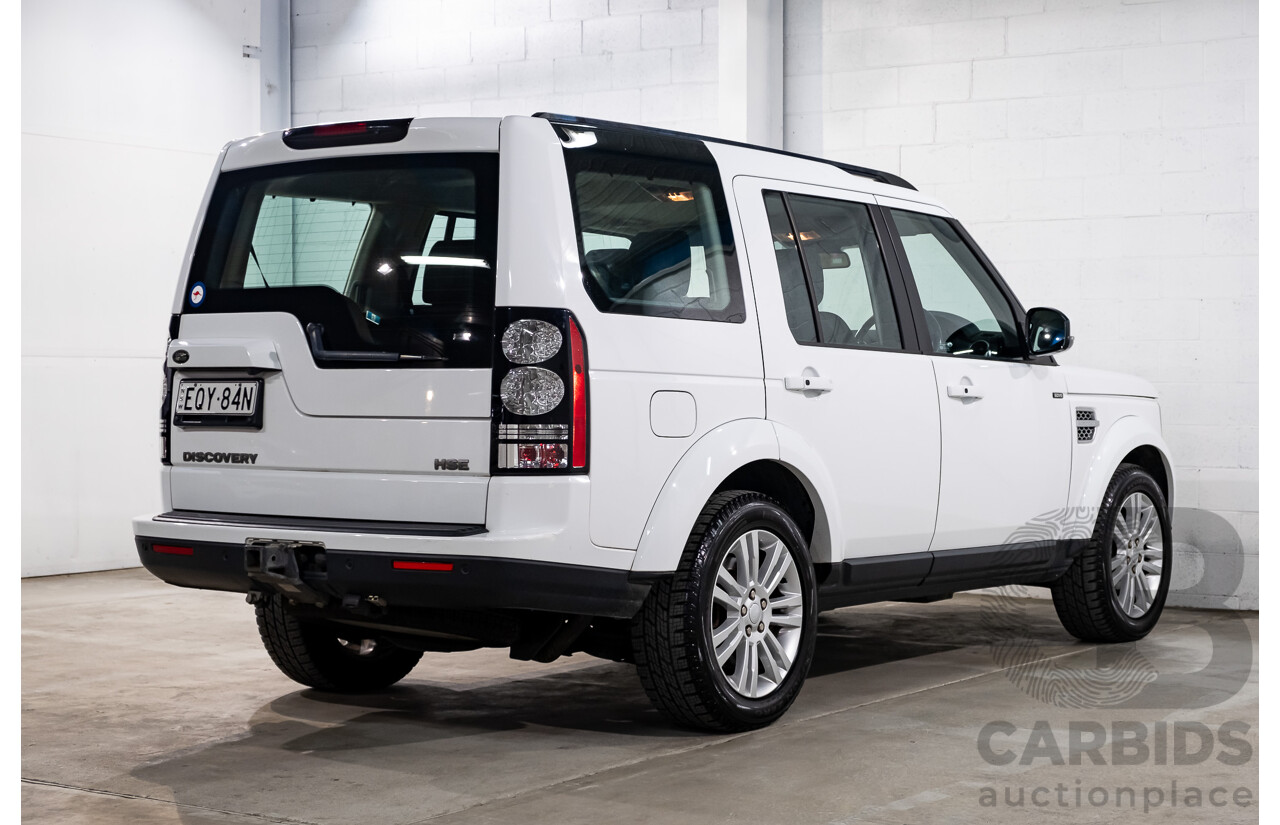 8/2016 Land Rover Discovery SDV6 HSE (4x4) LC MY16.5 4d Wagon Fuji White Twin Turbo Diesel V6 3.0L