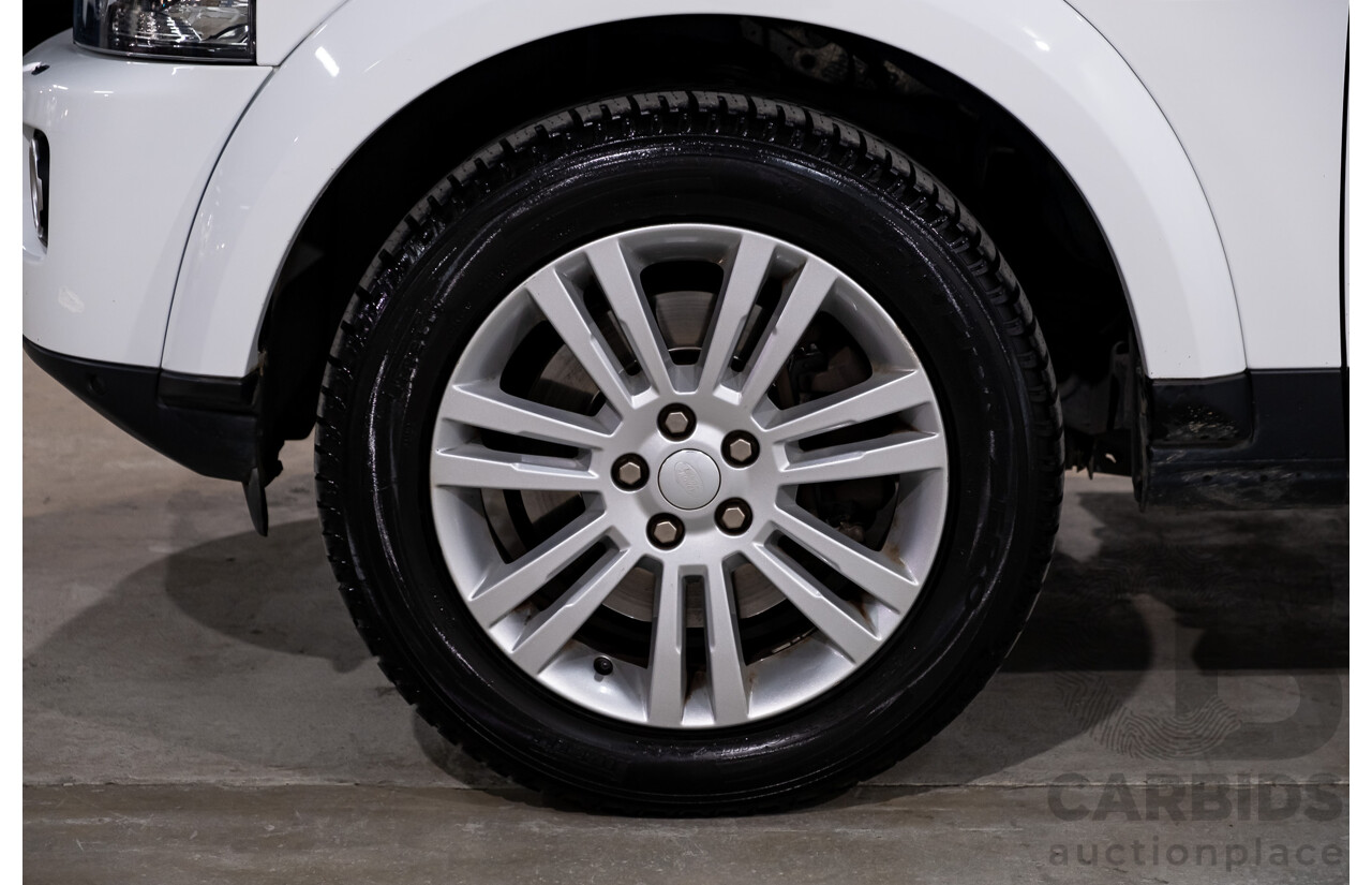 8/2016 Land Rover Discovery SDV6 HSE (4x4) LC MY16.5 4d Wagon Fuji White Twin Turbo Diesel V6 3.0L