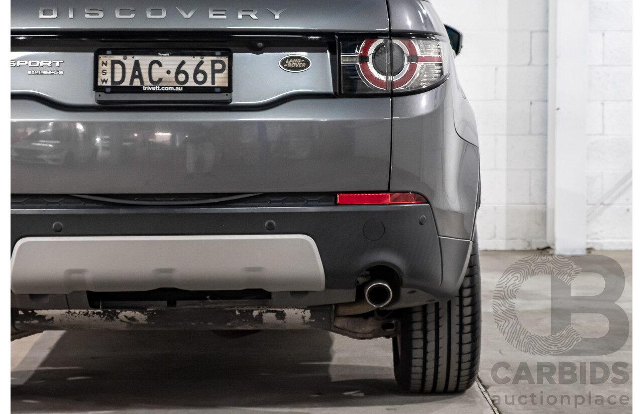 8/2015 Land Rover Discovery Sport TD4 HSE LC 4d Wagon Corris Grey Metallic Turbo Diesel 2.2L