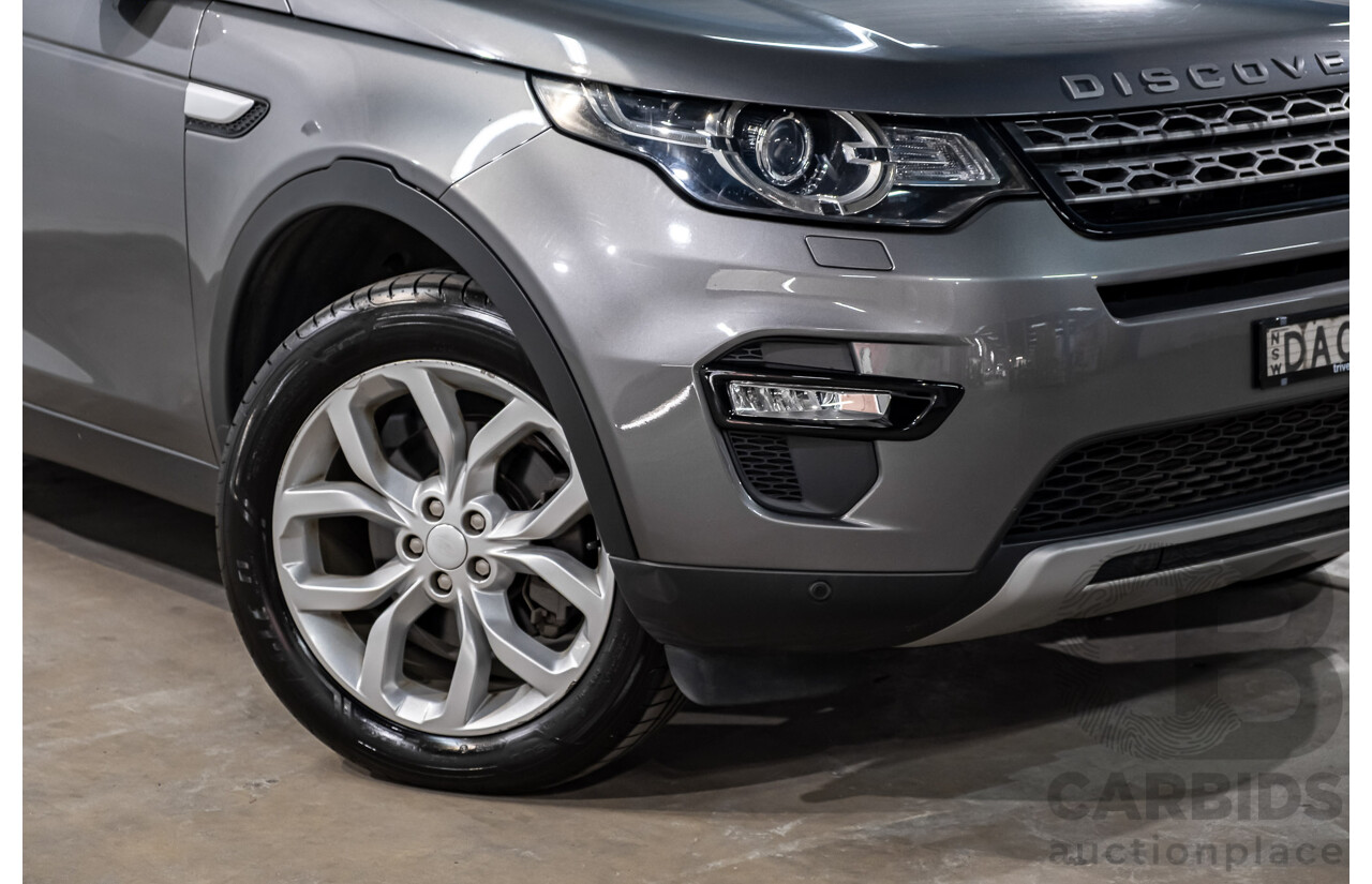 8/2015 Land Rover Discovery Sport TD4 HSE LC 4d Wagon Corris Grey Metallic Turbo Diesel 2.2L