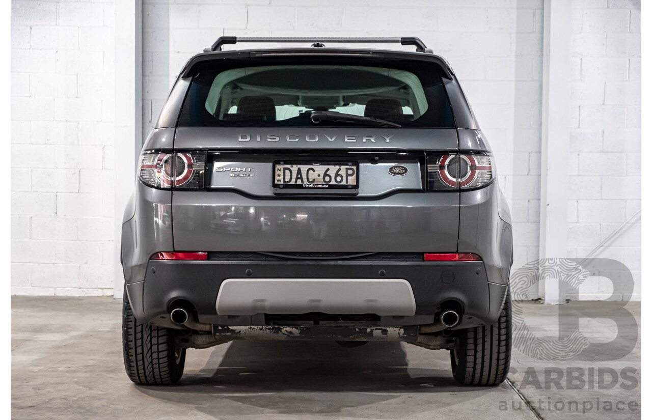 8/2015 Land Rover Discovery Sport TD4 HSE LC 4d Wagon Corris Grey Metallic Turbo Diesel 2.2L