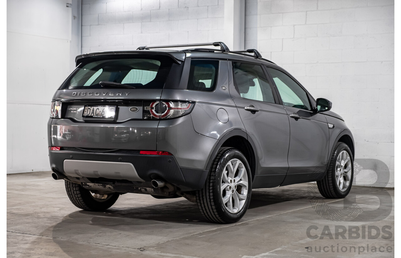 8/2015 Land Rover Discovery Sport TD4 HSE LC 4d Wagon Corris Grey Metallic Turbo Diesel 2.2L