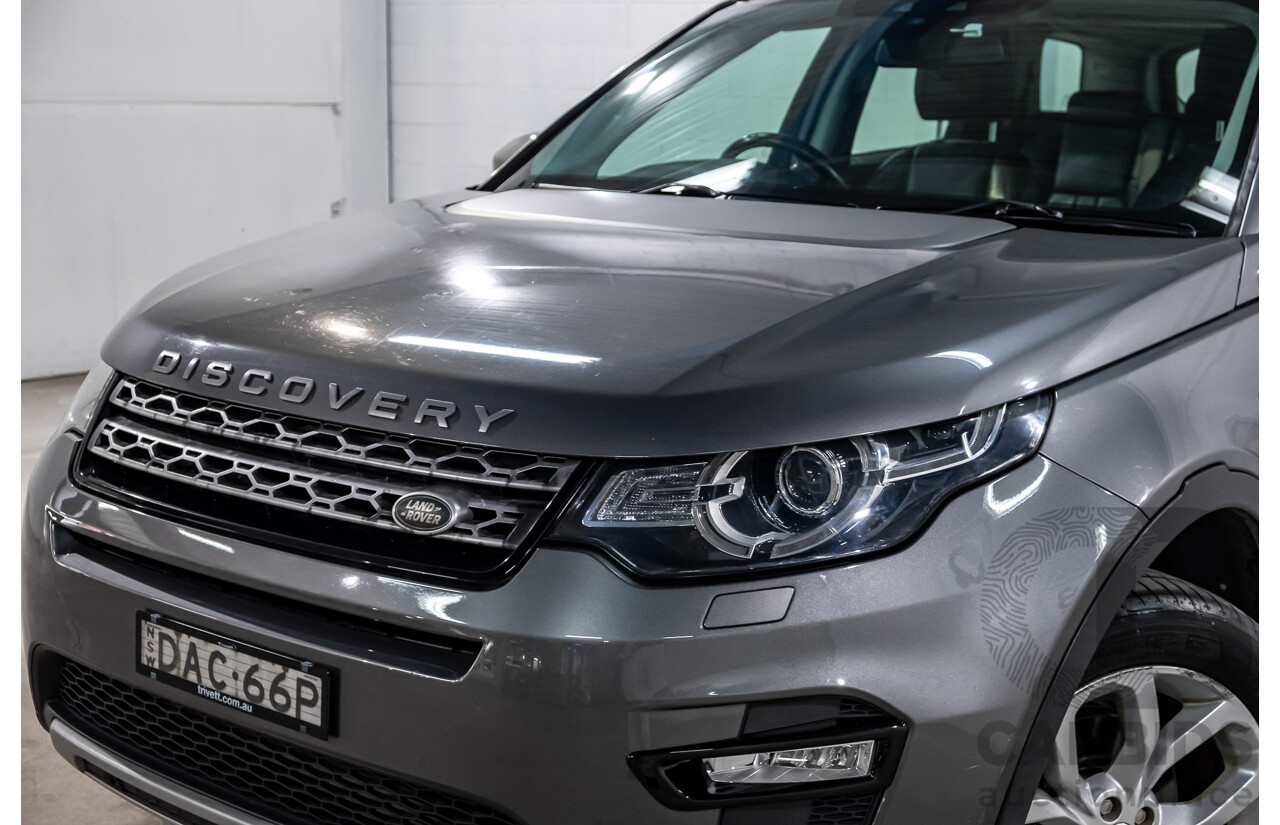 8/2015 Land Rover Discovery Sport TD4 HSE LC 4d Wagon Corris Grey Metallic Turbo Diesel 2.2L