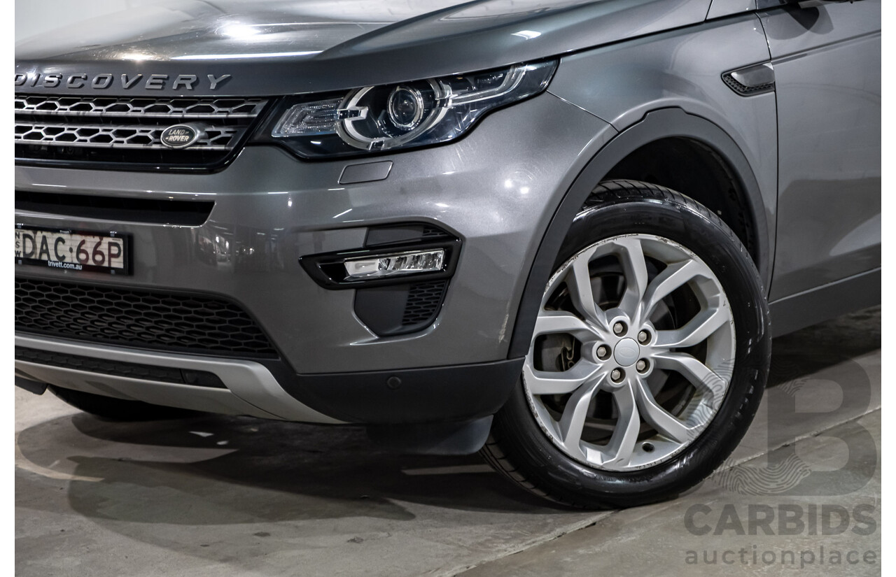 8/2015 Land Rover Discovery Sport TD4 HSE LC 4d Wagon Corris Grey Metallic Turbo Diesel 2.2L