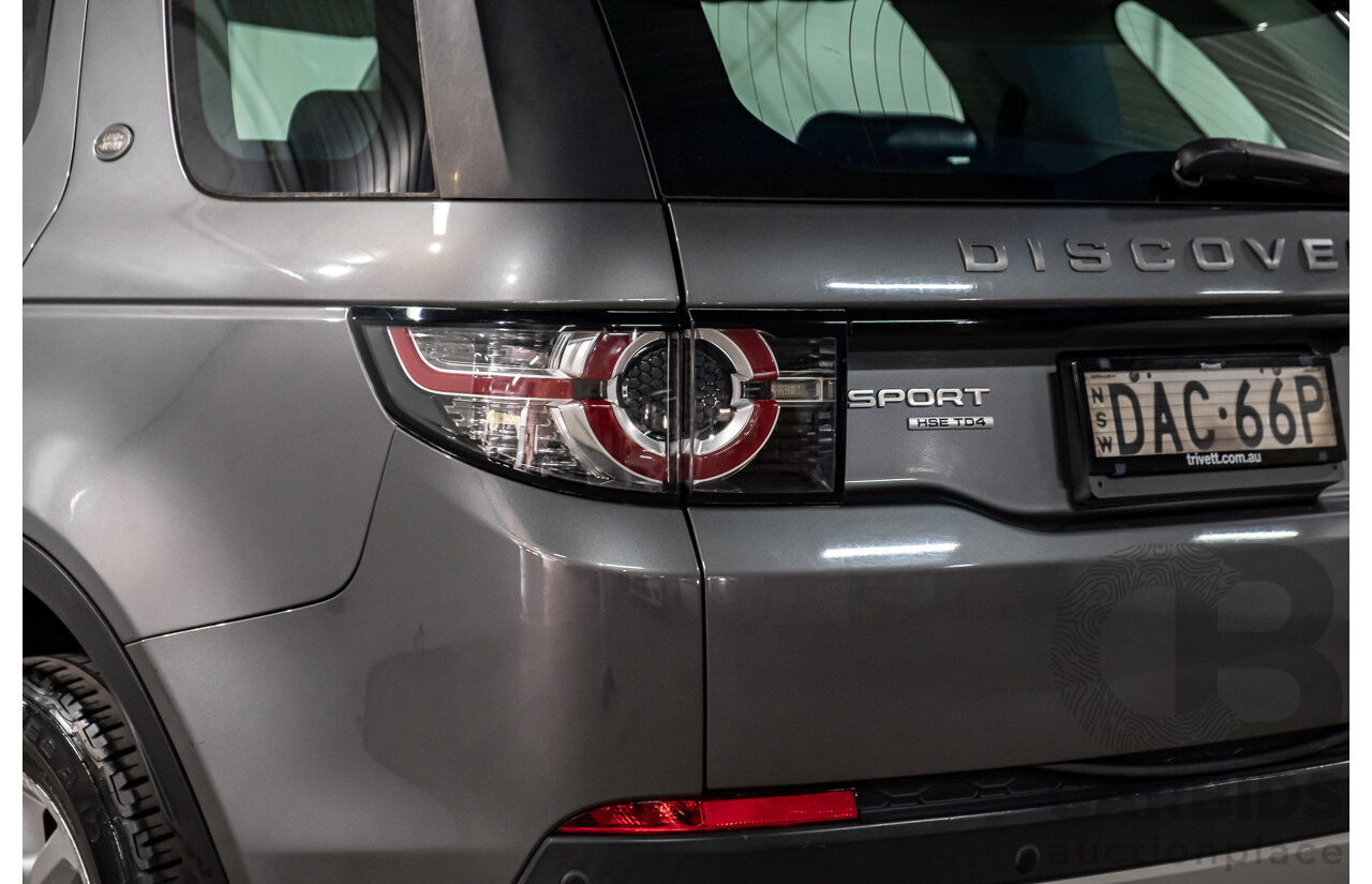 8/2015 Land Rover Discovery Sport TD4 HSE LC 4d Wagon Corris Grey Metallic Turbo Diesel 2.2L