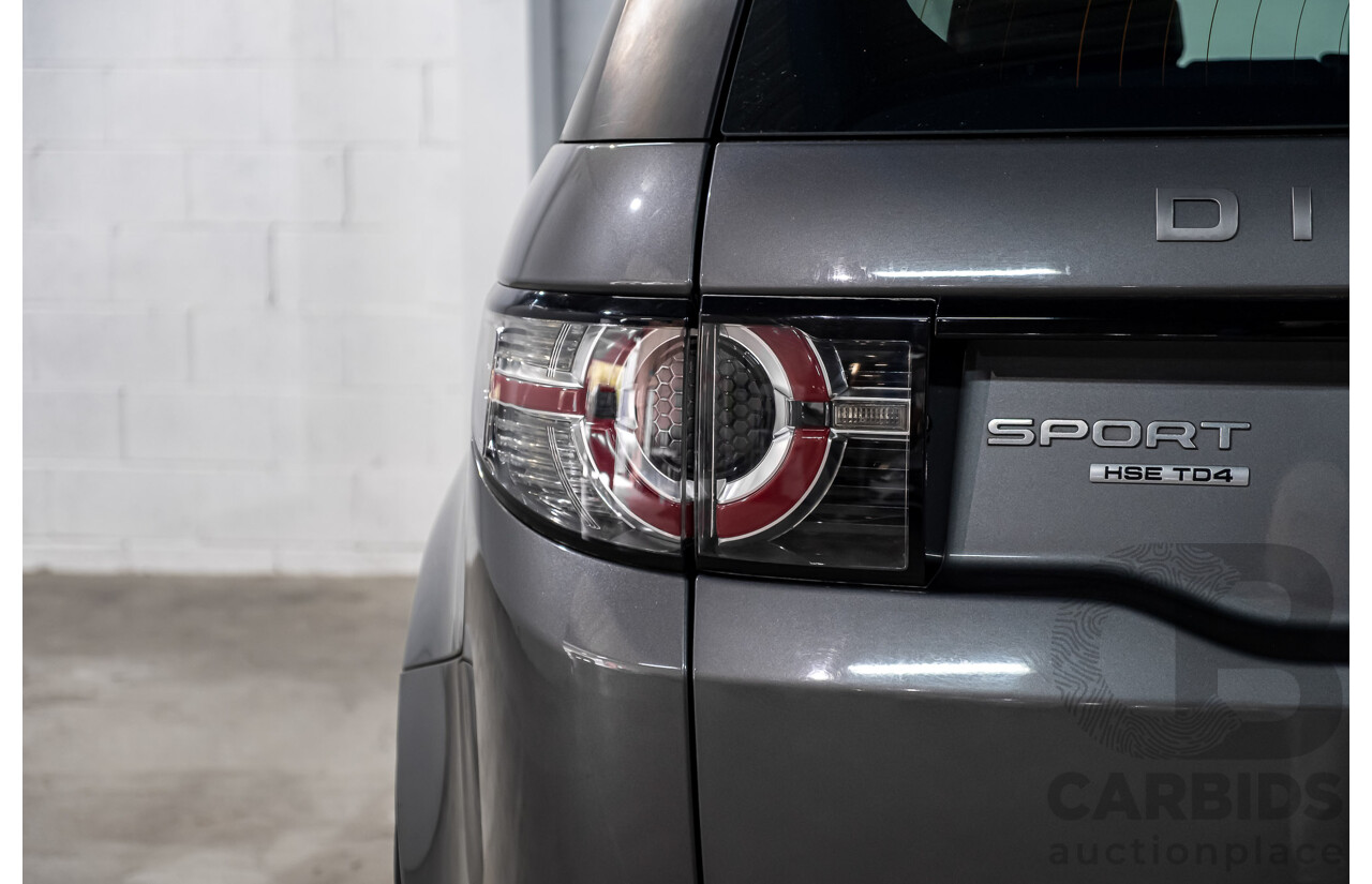 8/2015 Land Rover Discovery Sport TD4 HSE LC 4d Wagon Corris Grey Metallic Turbo Diesel 2.2L
