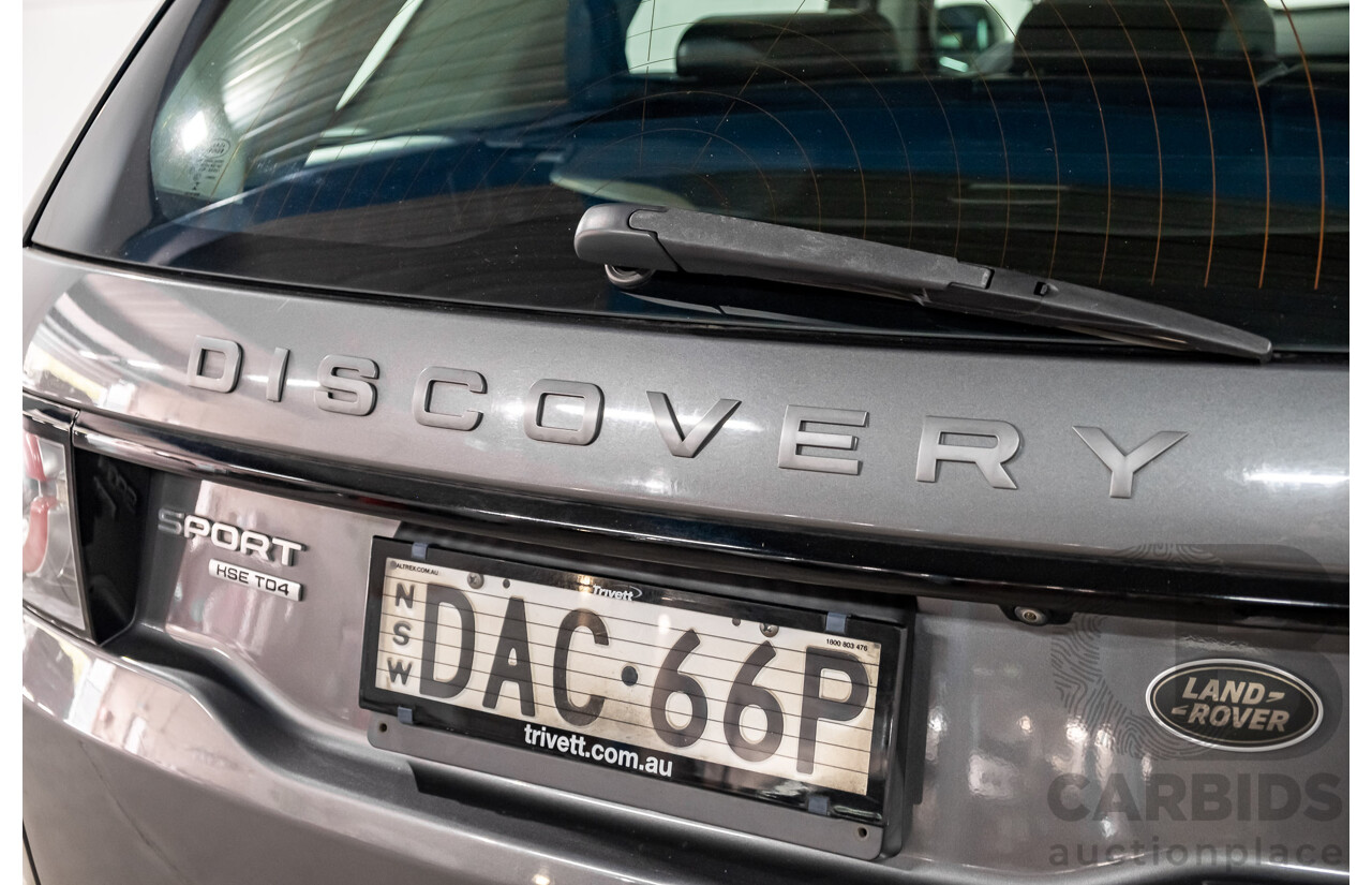 8/2015 Land Rover Discovery Sport TD4 HSE LC 4d Wagon Corris Grey Metallic Turbo Diesel 2.2L