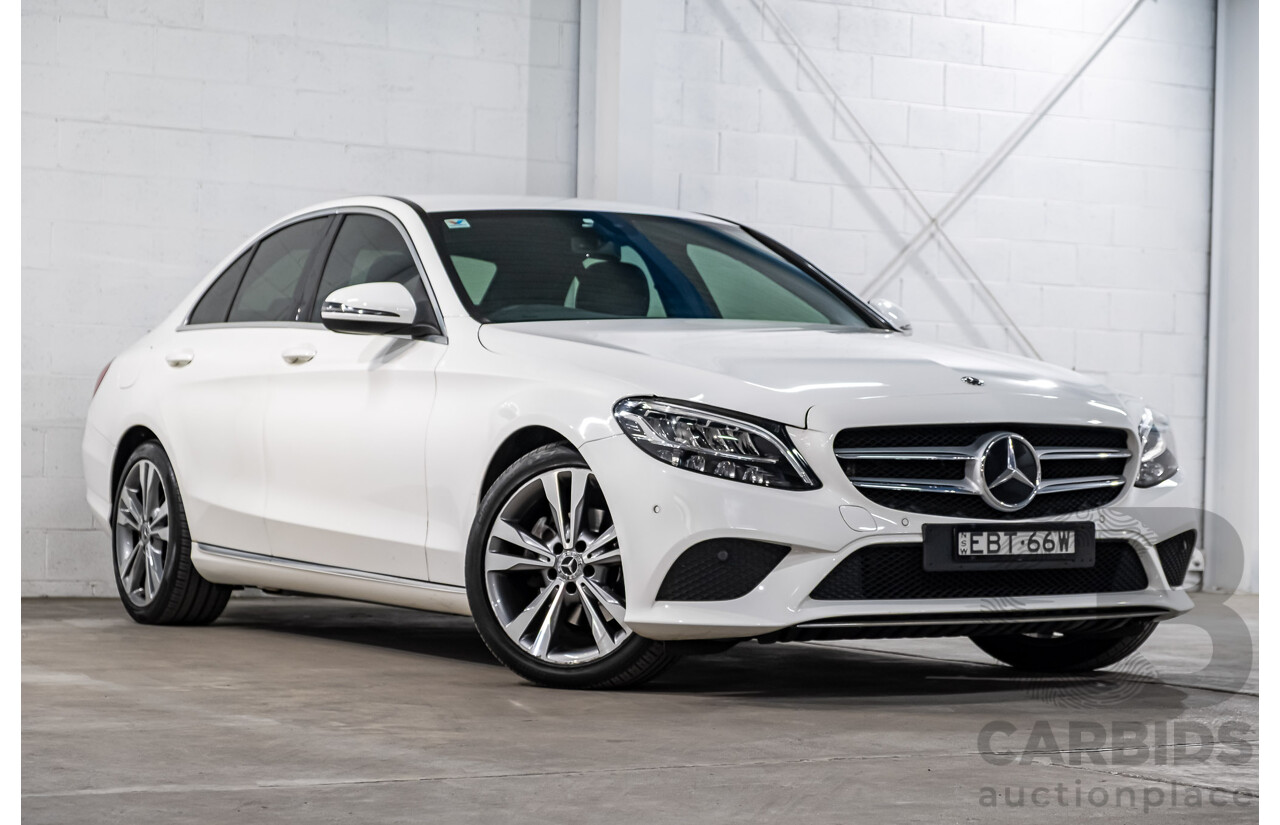2/2019 Mercedes Benz C200 W205 4d Sedan Polar White MHEV Turbo 1.5L - Mild Hybrid