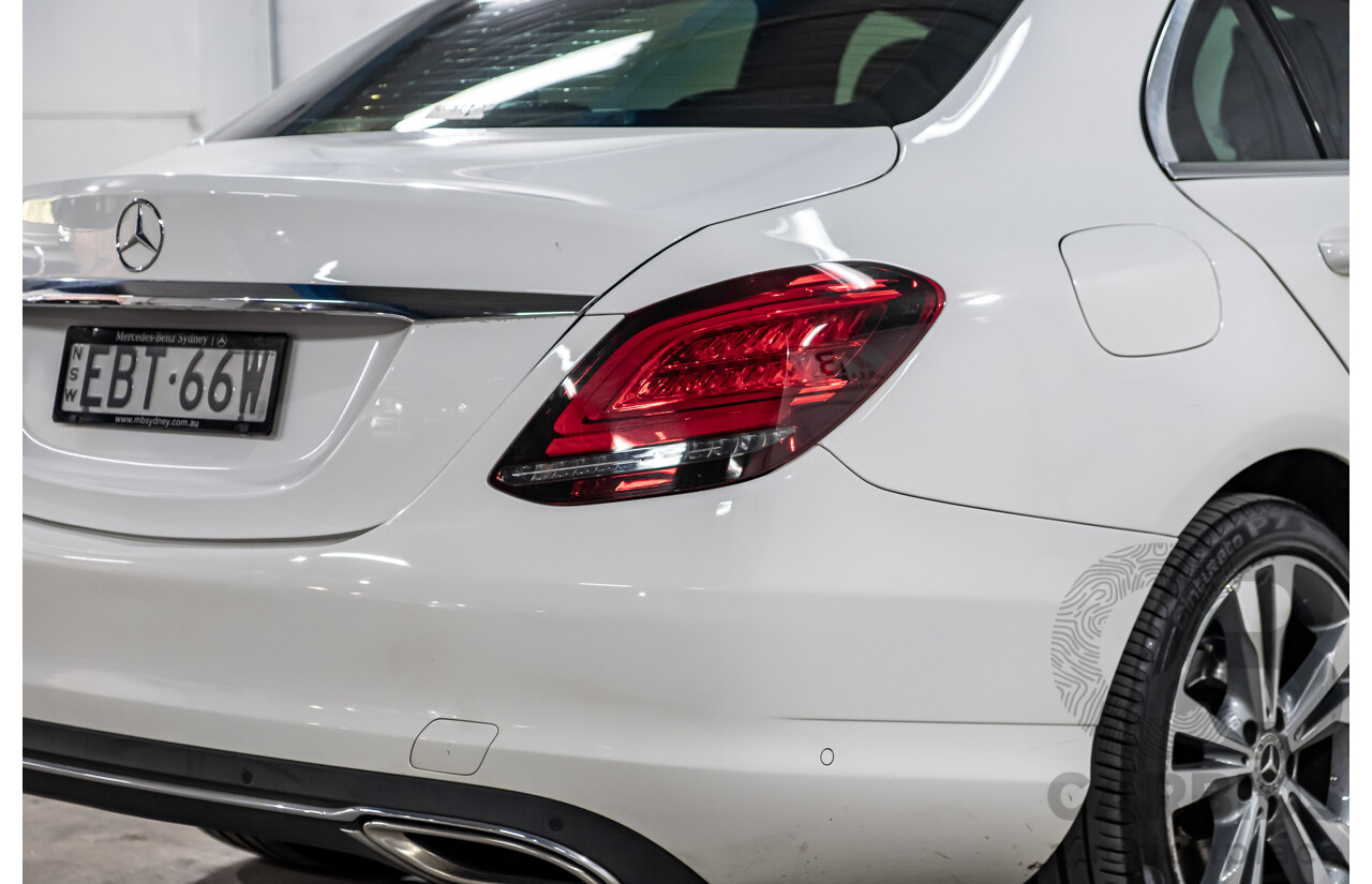 2/2019 Mercedes Benz C200 W205 4d Sedan Polar White MHEV Turbo 1.5L - Mild Hybrid