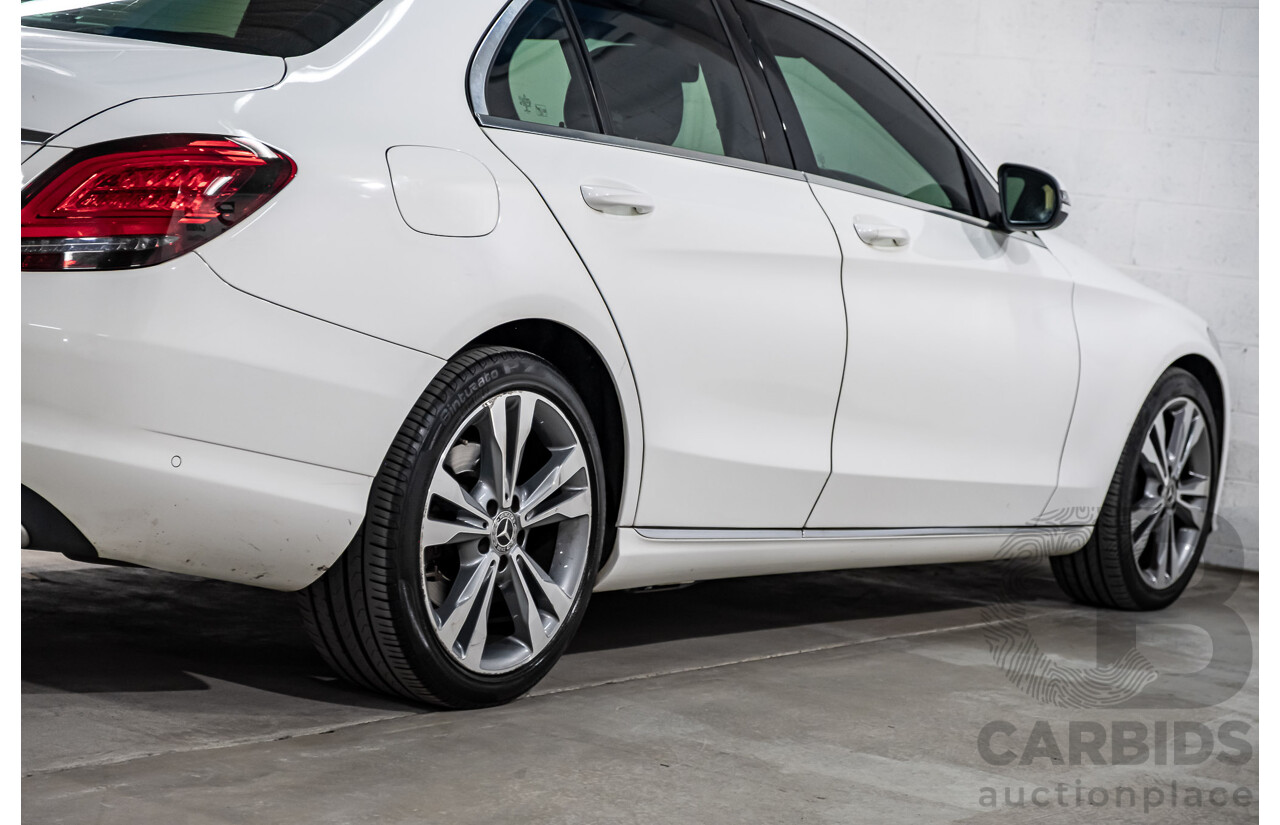 2/2019 Mercedes Benz C200 W205 4d Sedan Polar White MHEV Turbo 1.5L - Mild Hybrid