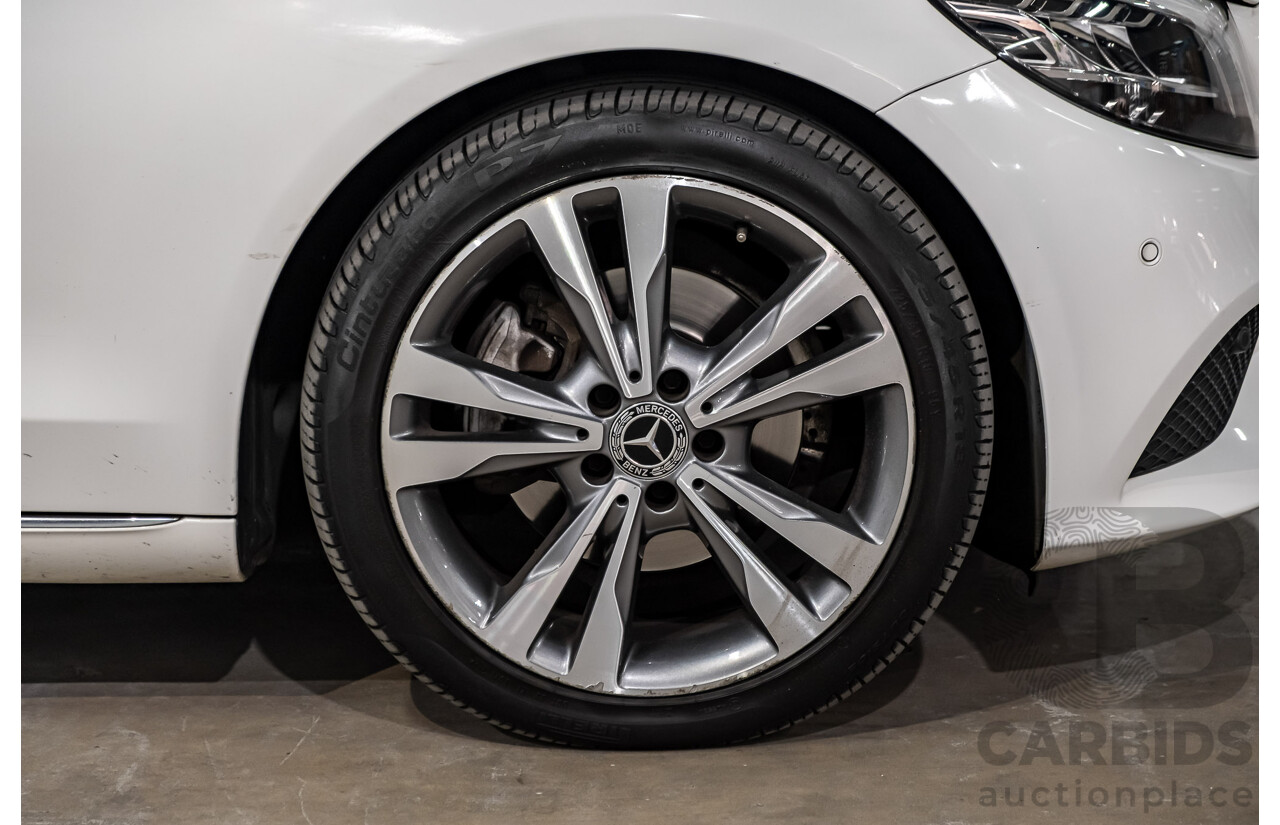 2/2019 Mercedes Benz C200 W205 4d Sedan Polar White MHEV Turbo 1.5L - Mild Hybrid