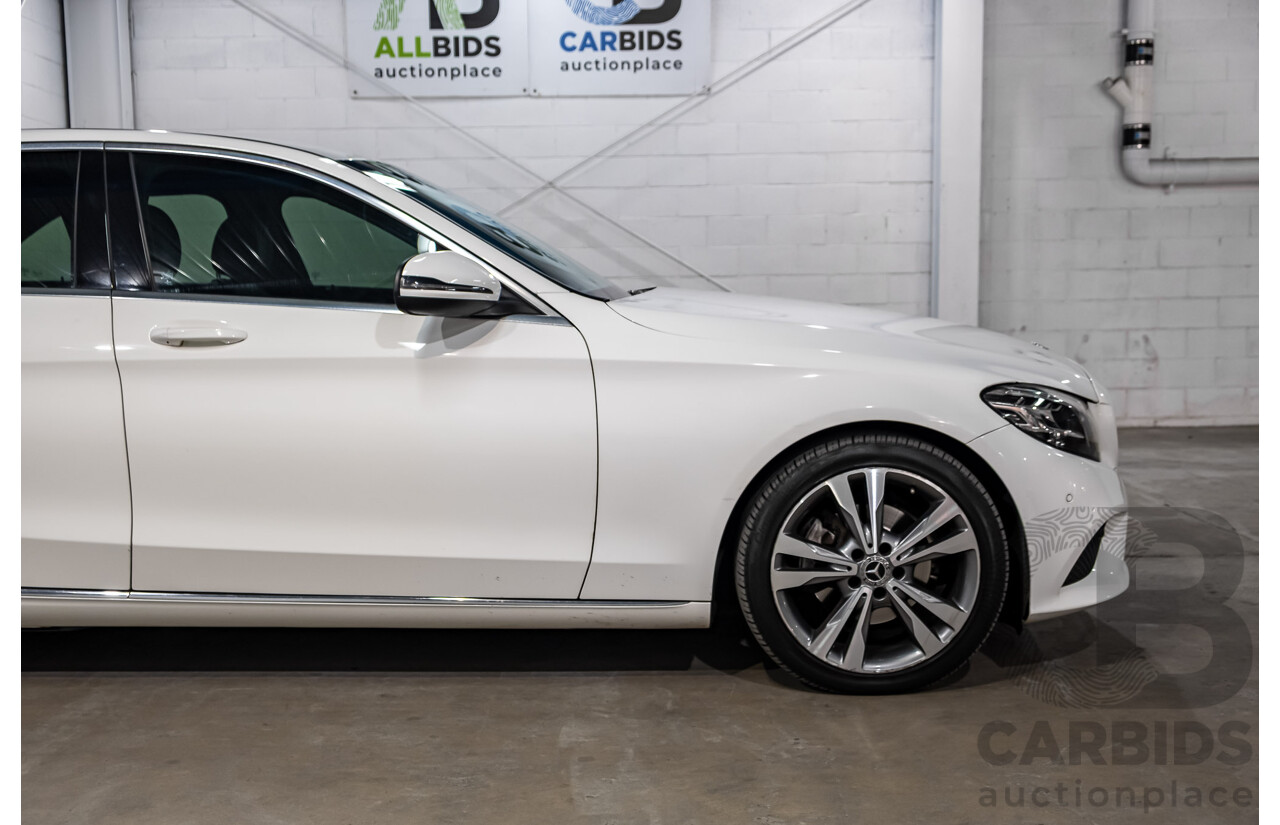 2/2019 Mercedes Benz C200 W205 4d Sedan Polar White MHEV Turbo 1.5L - Mild Hybrid