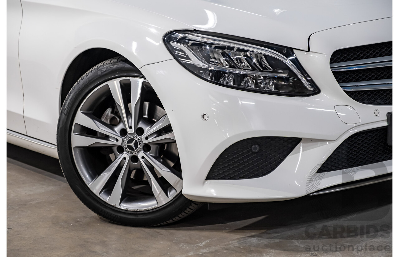 2/2019 Mercedes Benz C200 W205 4d Sedan Polar White MHEV Turbo 1.5L - Mild Hybrid