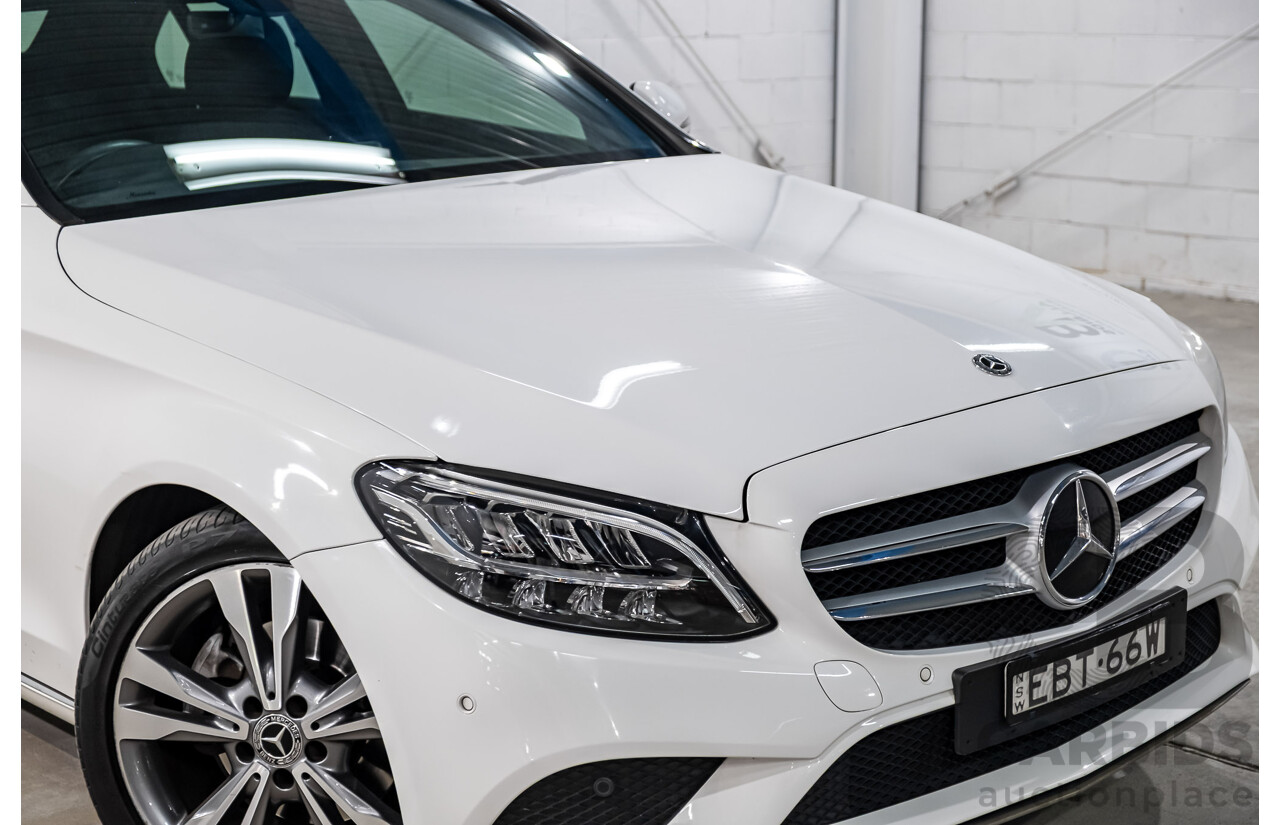 2/2019 Mercedes Benz C200 W205 4d Sedan Polar White MHEV Turbo 1.5L - Mild Hybrid