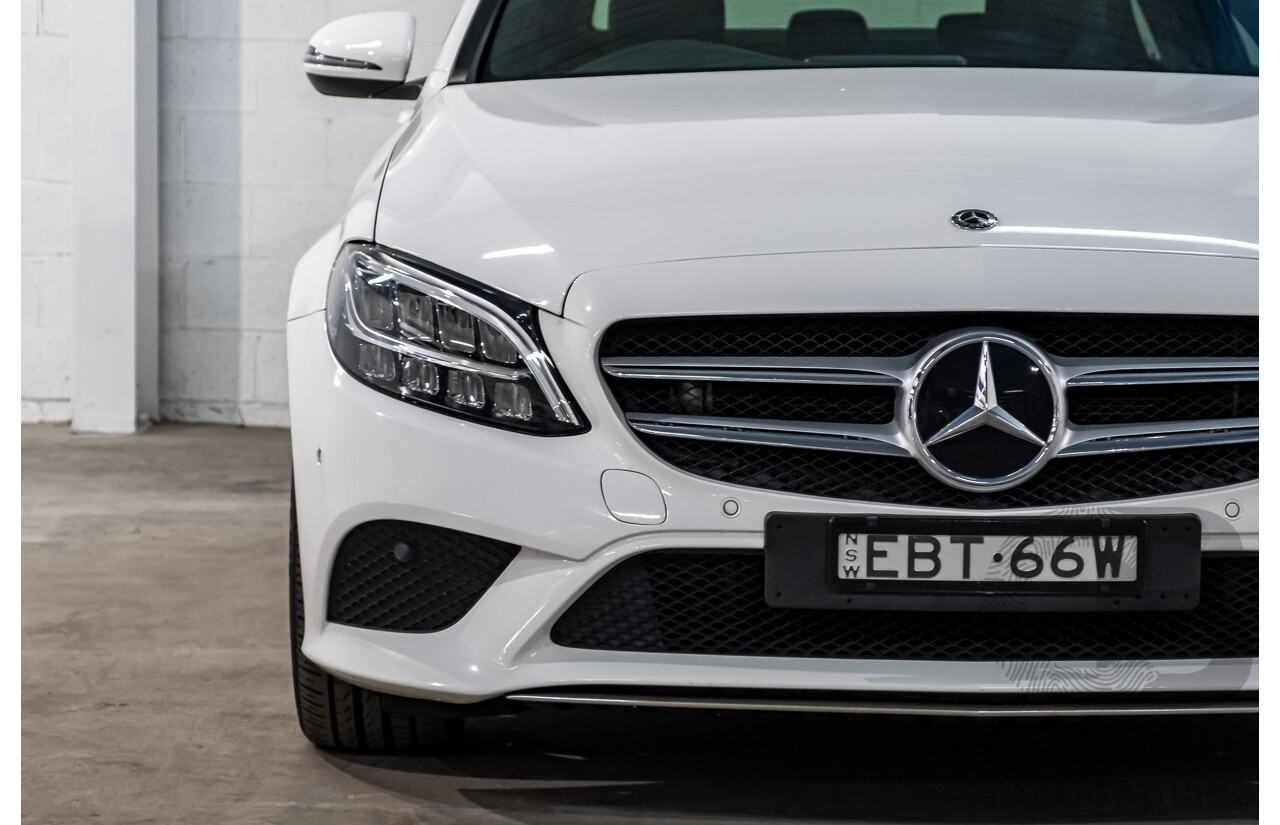 2/2019 Mercedes Benz C200 W205 4d Sedan Polar White MHEV Turbo 1.5L - Mild Hybrid