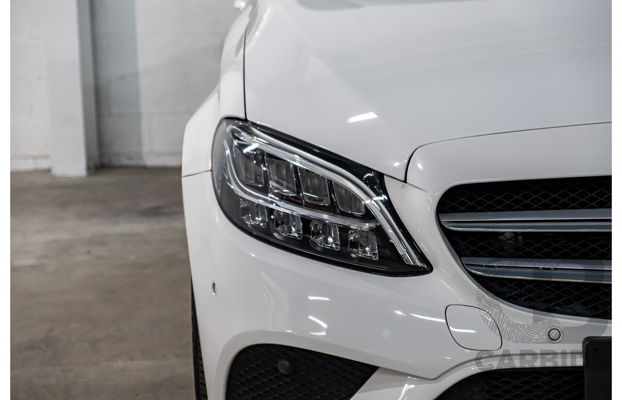 2/2019 Mercedes Benz C200 W205 4d Sedan Polar White MHEV Turbo 1.5L - Mild Hybrid