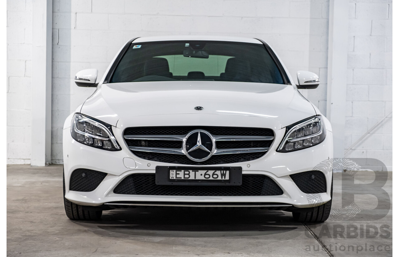 2/2019 Mercedes Benz C200 W205 4d Sedan Polar White MHEV Turbo 1.5L - Mild Hybrid
