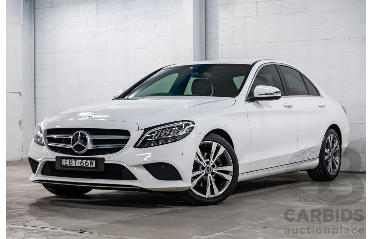 2/2019 Mercedes Benz C200 W205 4d Sedan Polar White MHEV Turbo 1.5L - Mild Hybrid