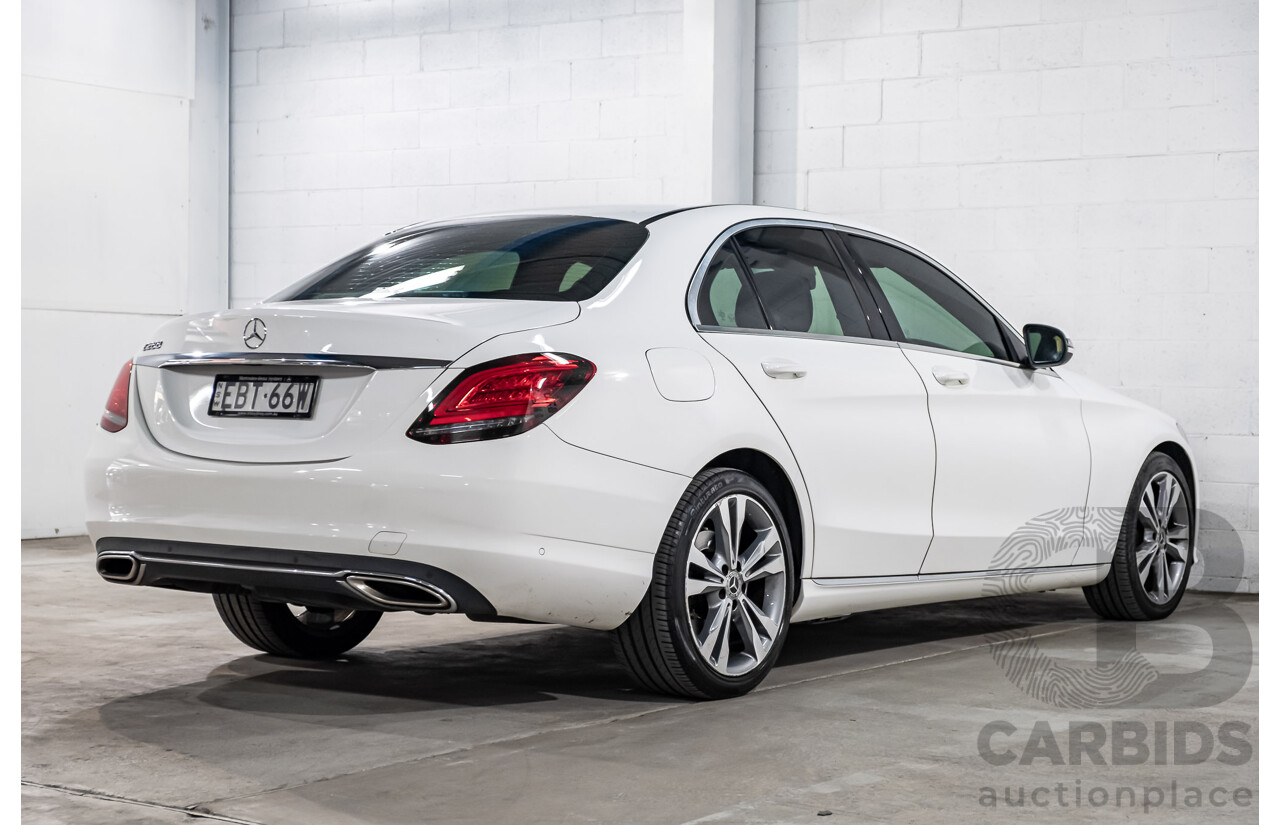 2/2019 Mercedes Benz C200 W205 4d Sedan Polar White MHEV Turbo 1.5L - Mild Hybrid