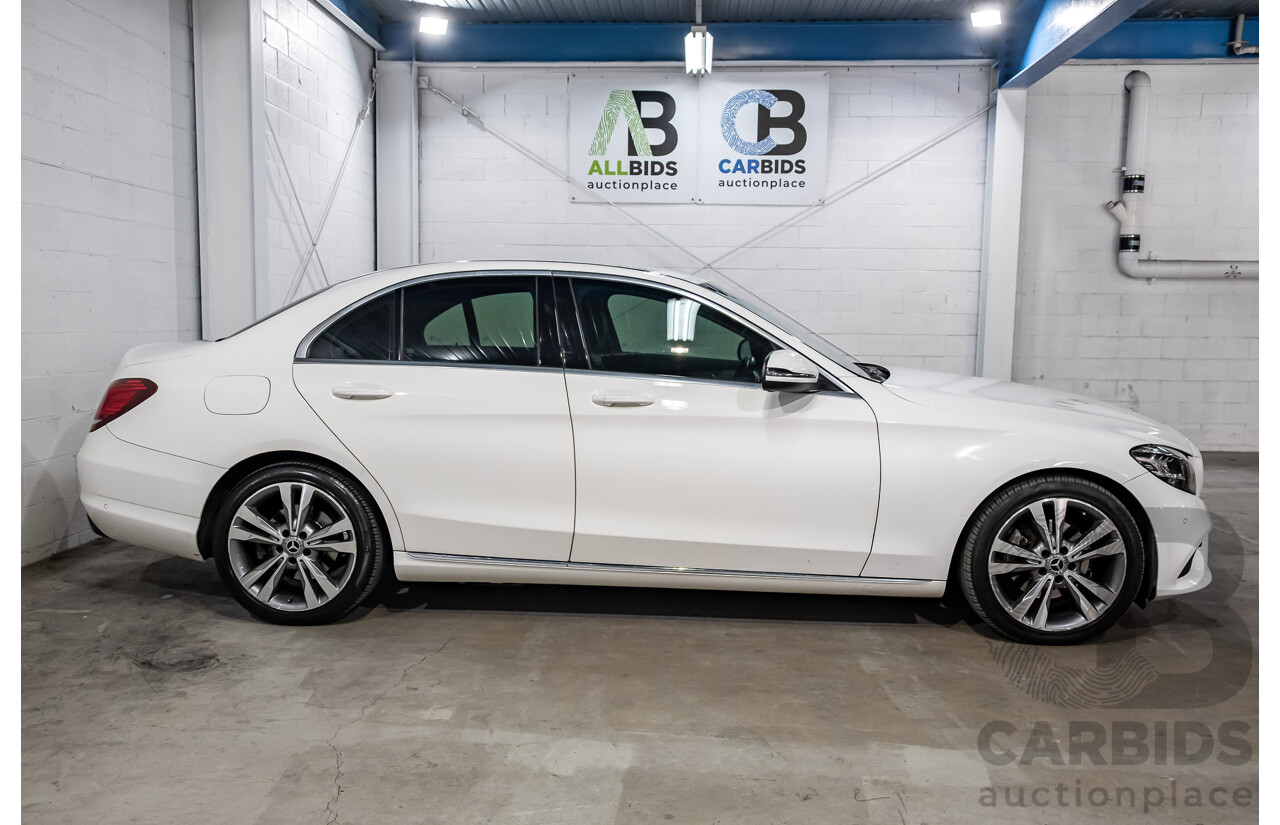 2/2019 Mercedes Benz C200 W205 4d Sedan Polar White MHEV Turbo 1.5L - Mild Hybrid