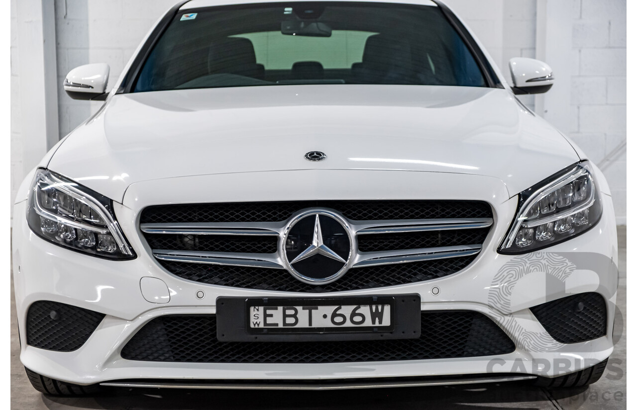2/2019 Mercedes Benz C200 W205 4d Sedan Polar White MHEV Turbo 1.5L - Mild Hybrid