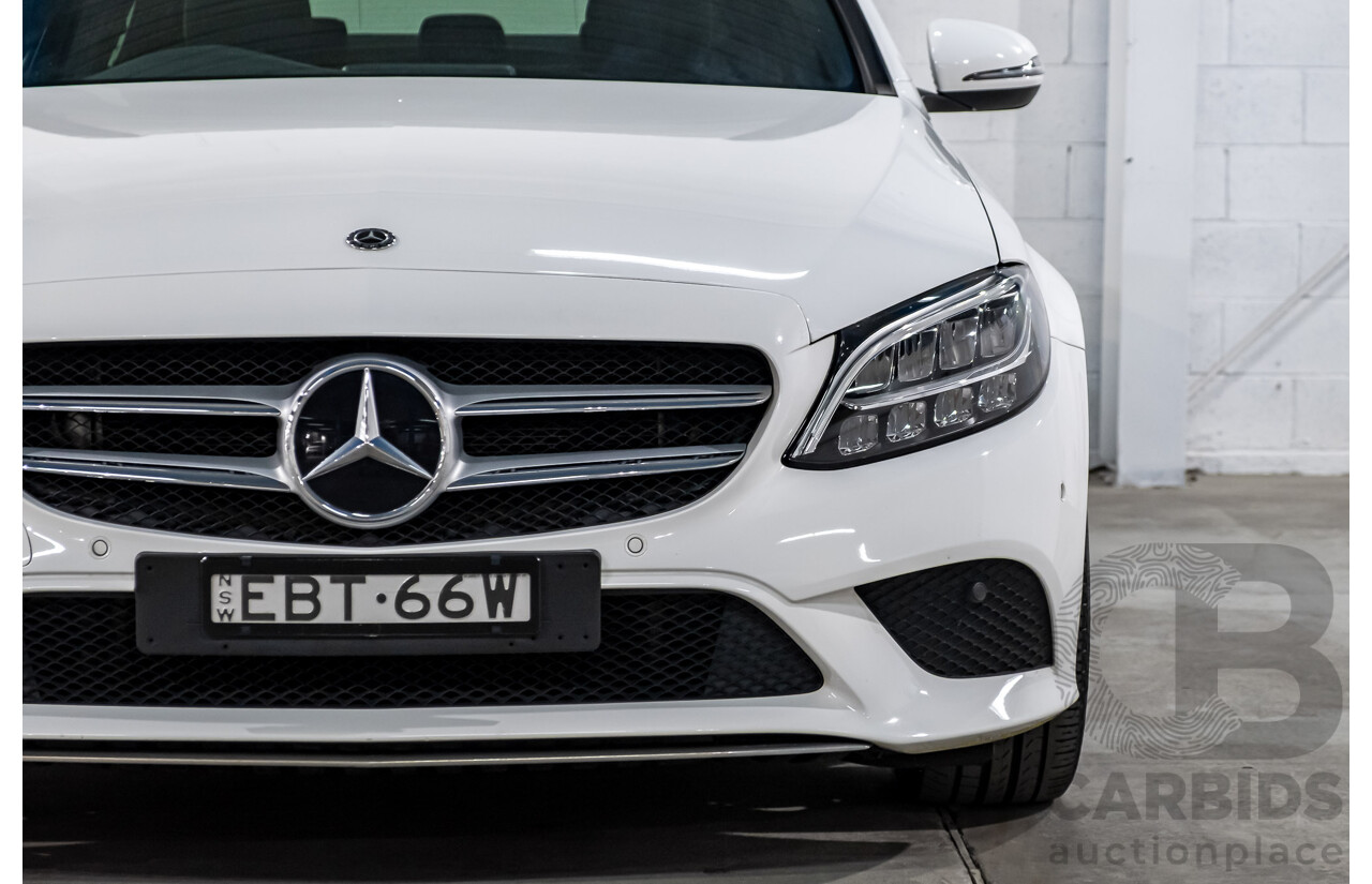 2/2019 Mercedes Benz C200 W205 4d Sedan Polar White MHEV Turbo 1.5L - Mild Hybrid