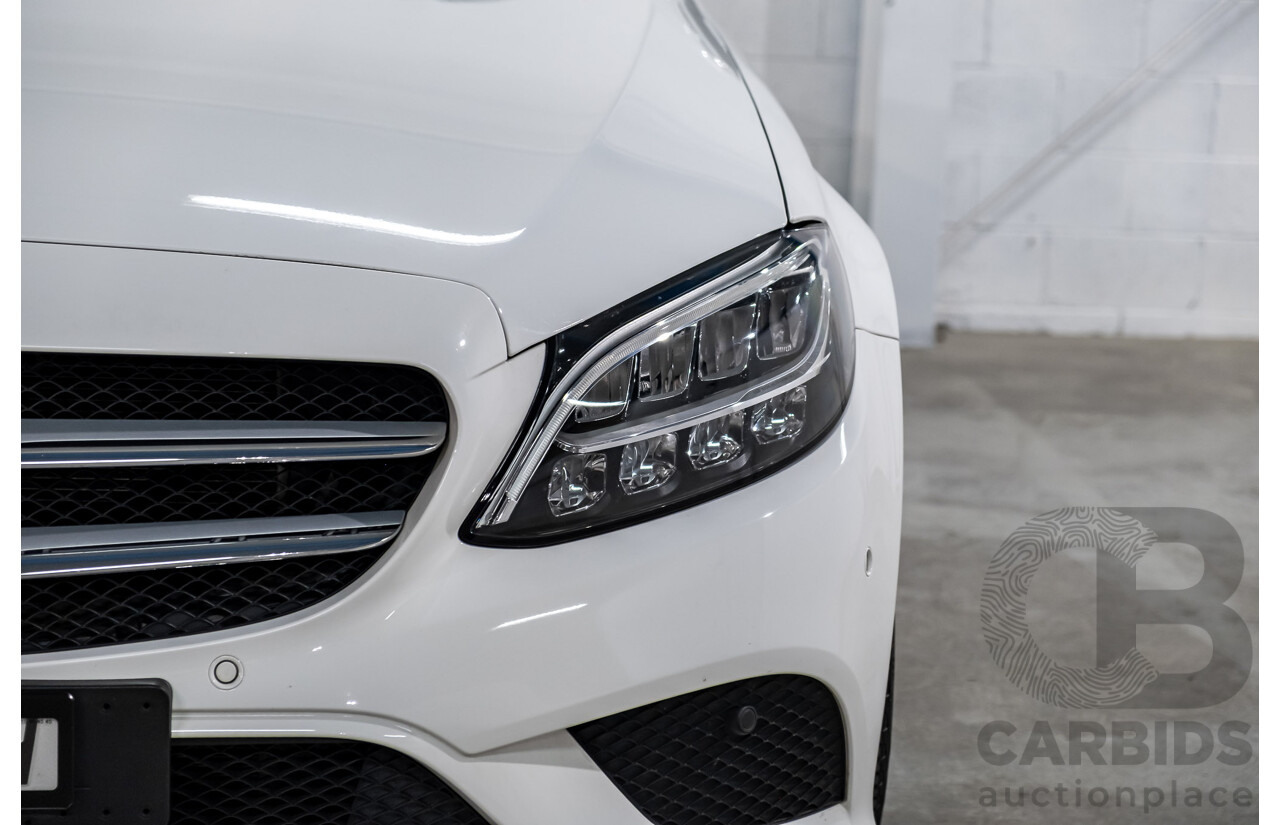 2/2019 Mercedes Benz C200 W205 4d Sedan Polar White MHEV Turbo 1.5L - Mild Hybrid