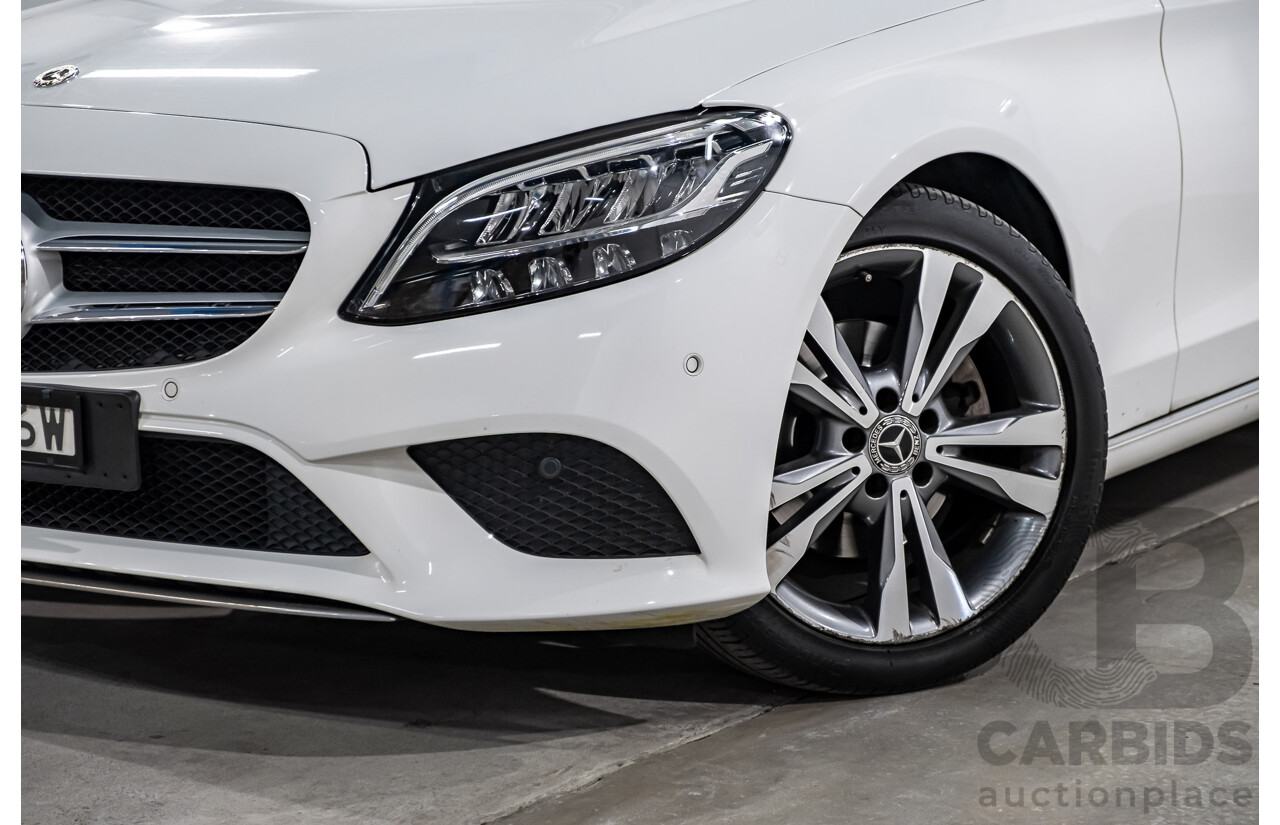 2/2019 Mercedes Benz C200 W205 4d Sedan Polar White MHEV Turbo 1.5L - Mild Hybrid